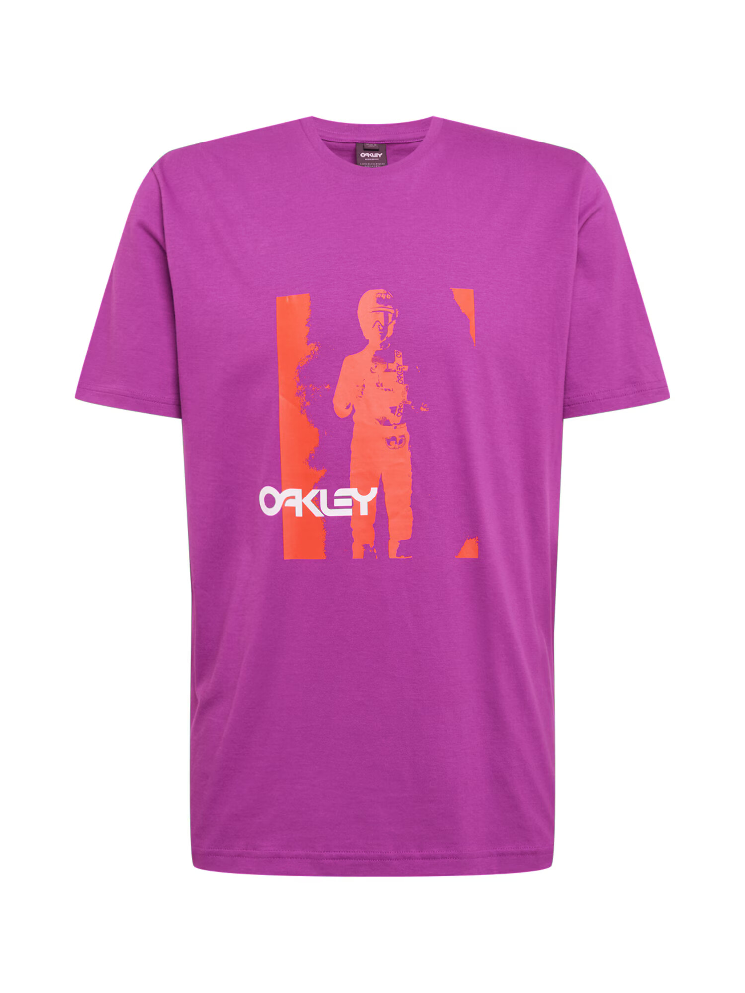 OAKLEY Tricou funcțional 'JONNY' lila / portocaliu / alb - Pled.ro