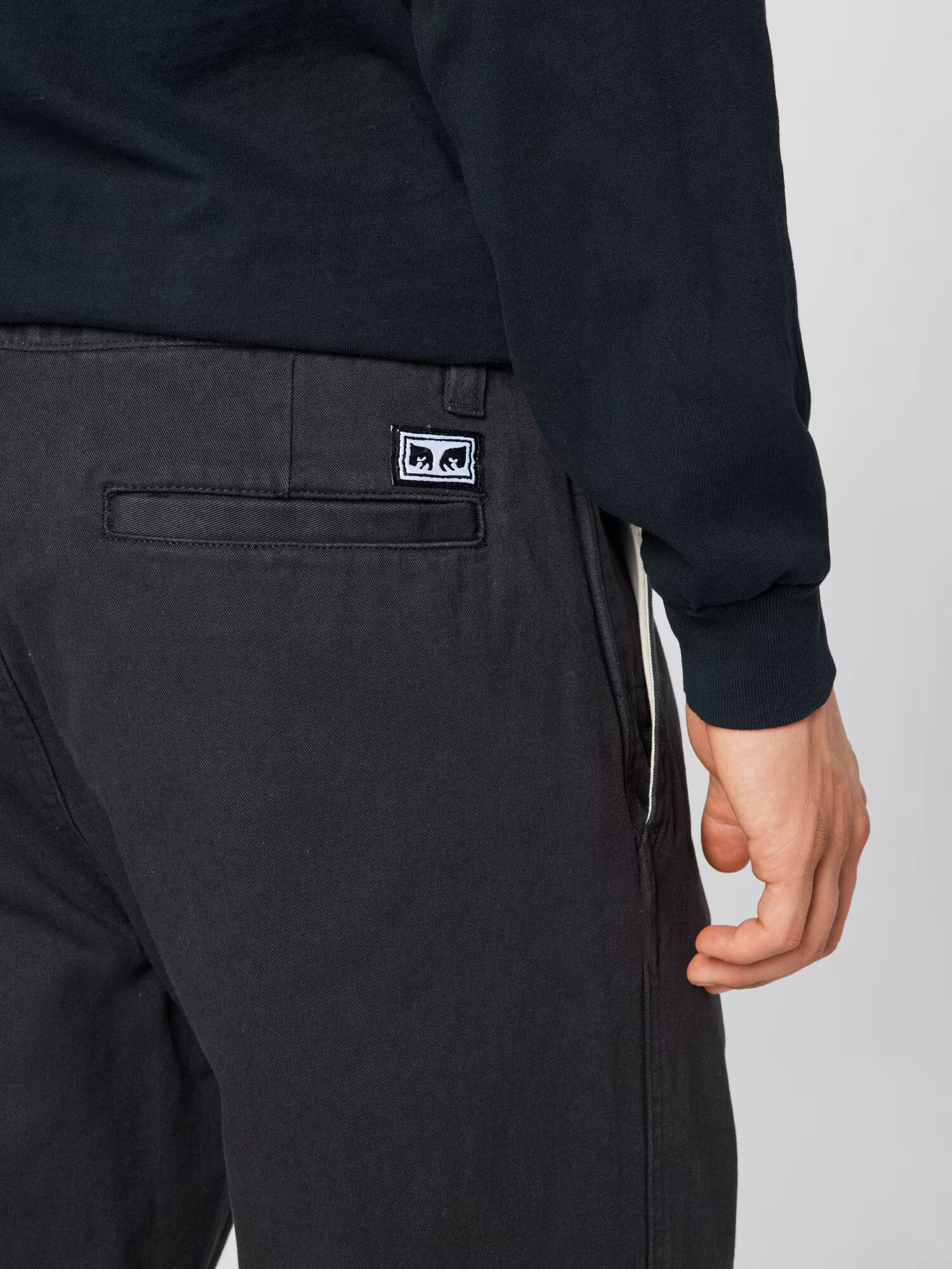 Obey Pantaloni 'Estate' negru - Pled.ro