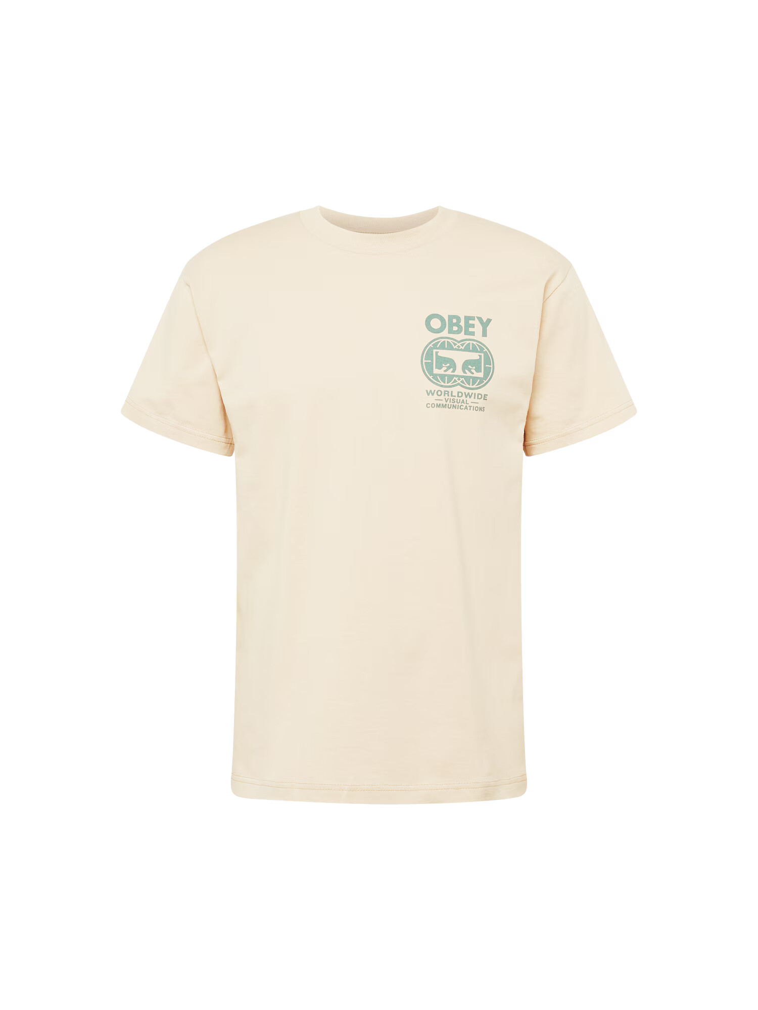 Obey Tricou nisipiu / verde / mov liliachiu - Pled.ro