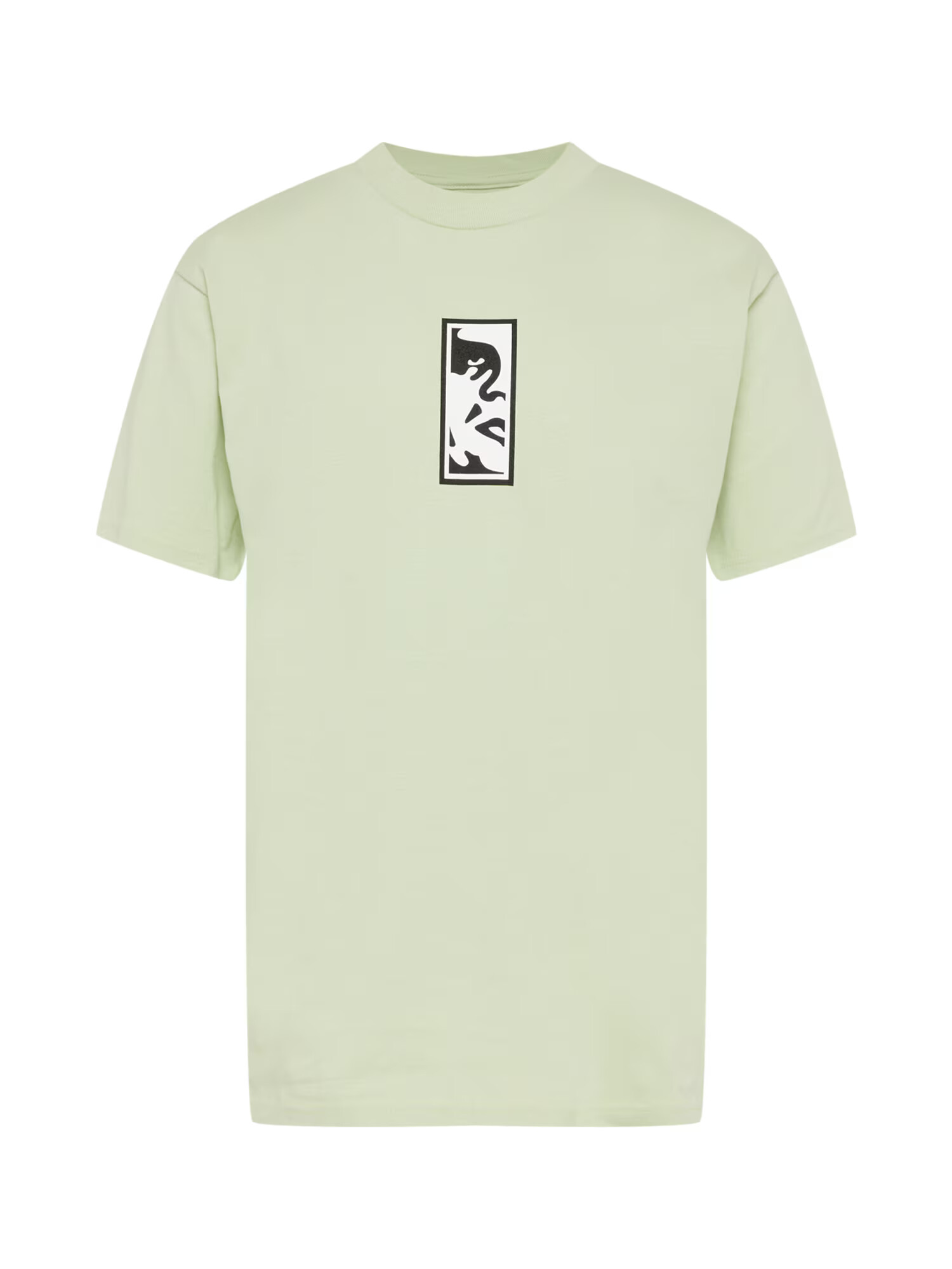 Obey Tricou 'POWER & EQUALITY' verde pastel / negru / alb - Pled.ro