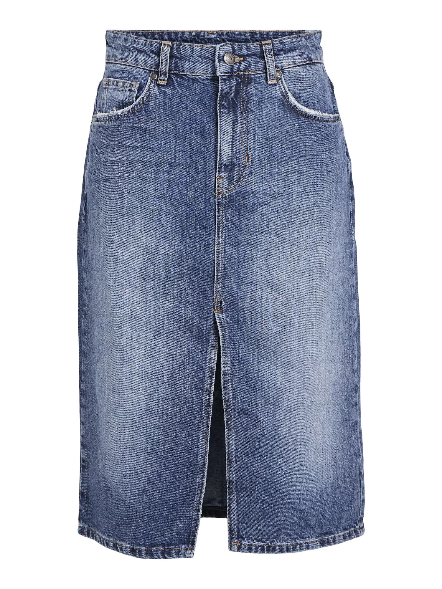 OBJECT Fustă 'HARLOW' albastru denim - Pled.ro