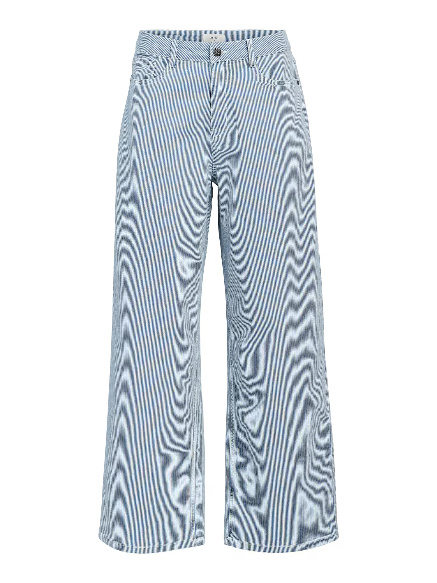 OBJECT Jeans albastru denim / alb denim - Pled.ro