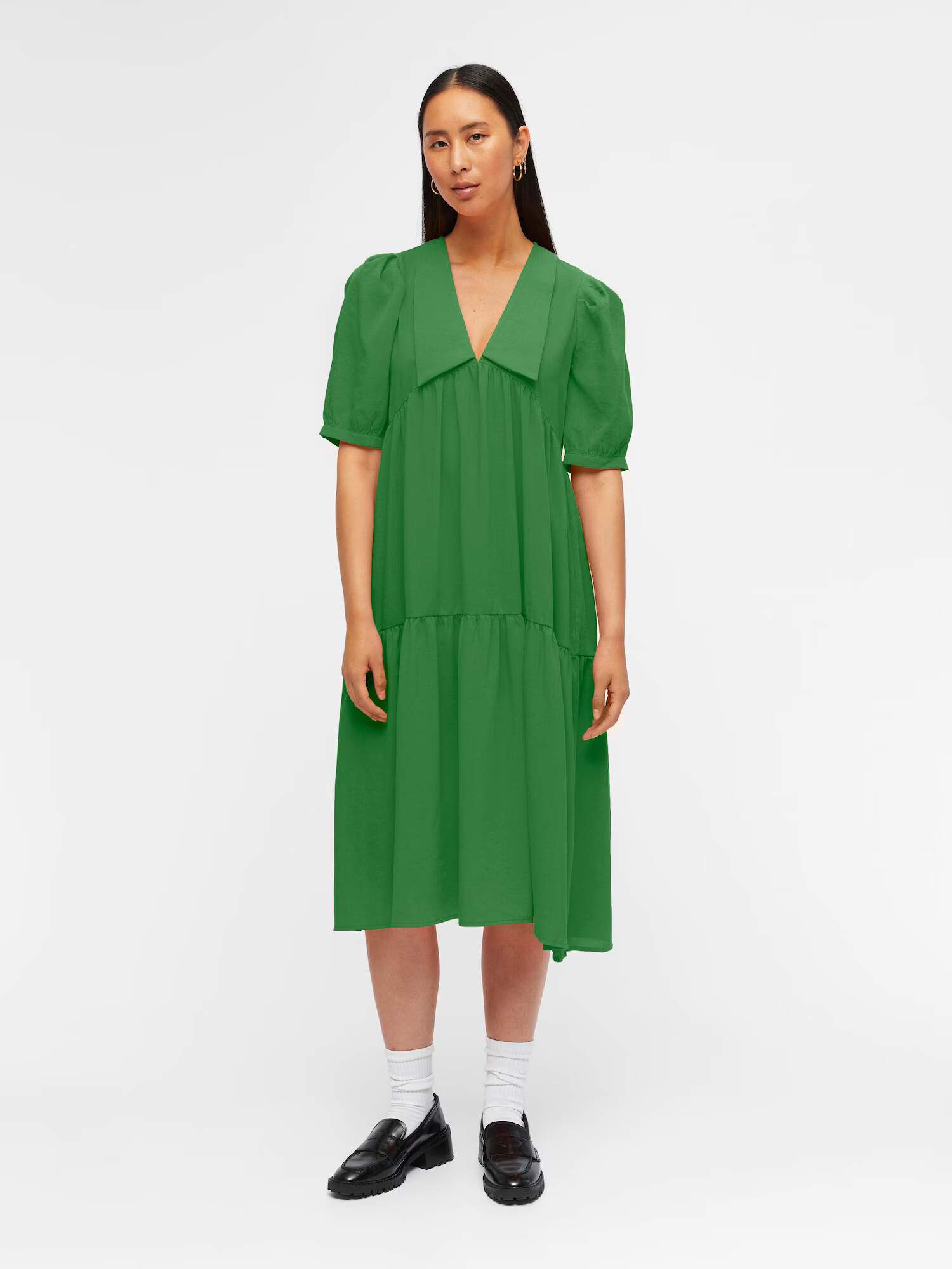 OBJECT Rochie 'ALAIA' verde - Pled.ro