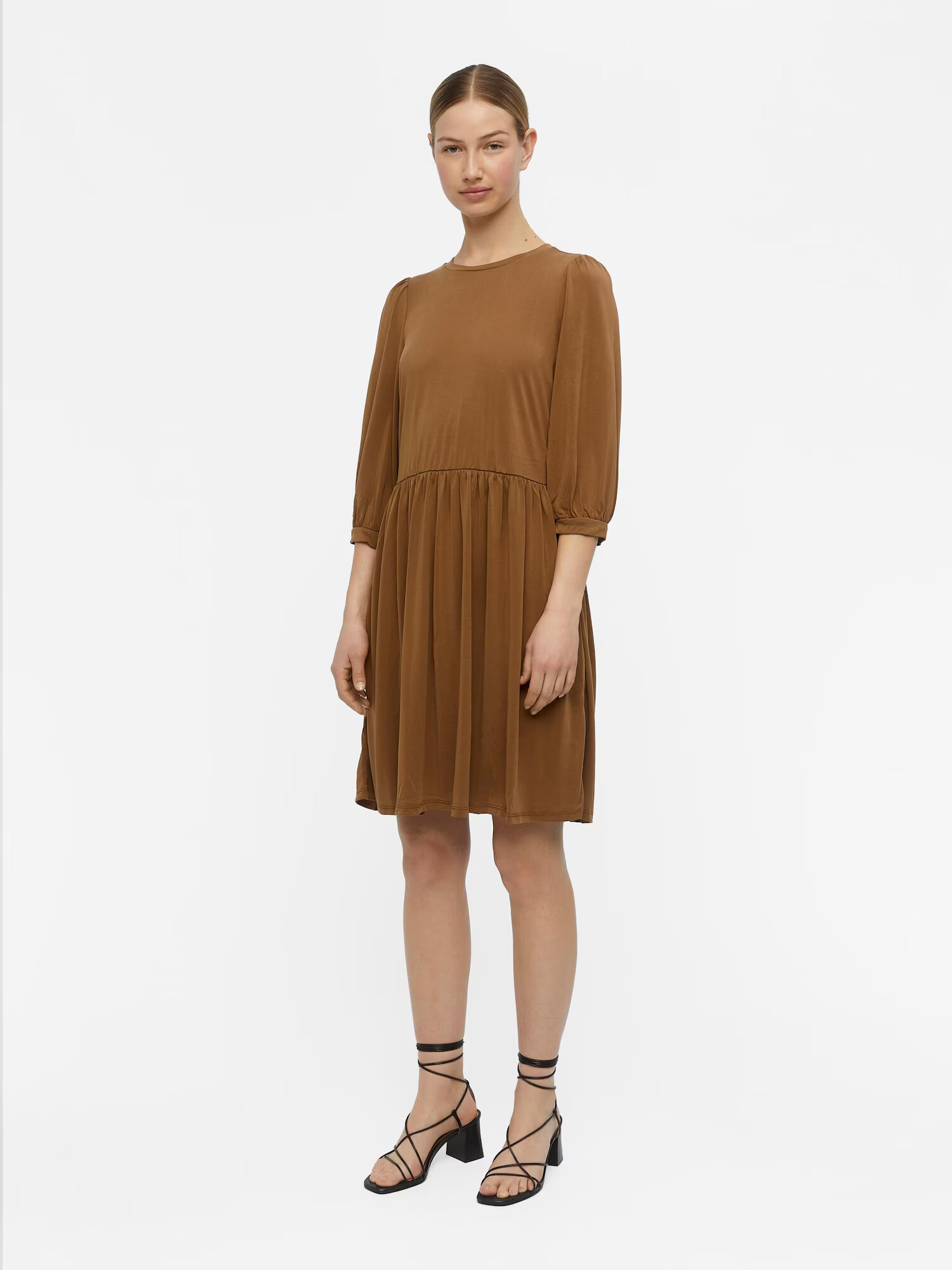 OBJECT Rochie 'Annie' maro caramel - Pled.ro