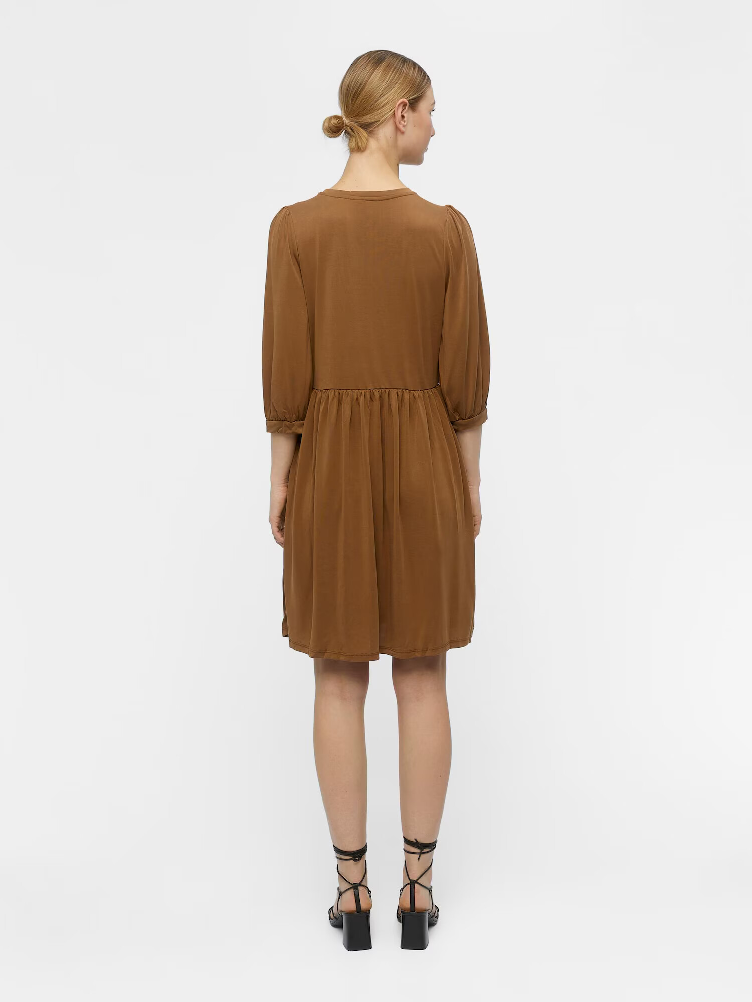 OBJECT Rochie 'Annie' maro caramel - Pled.ro