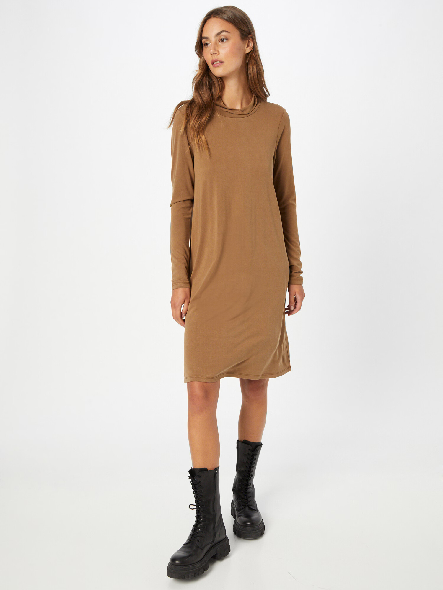 OBJECT Rochie 'Annie' maro caramel - Pled.ro