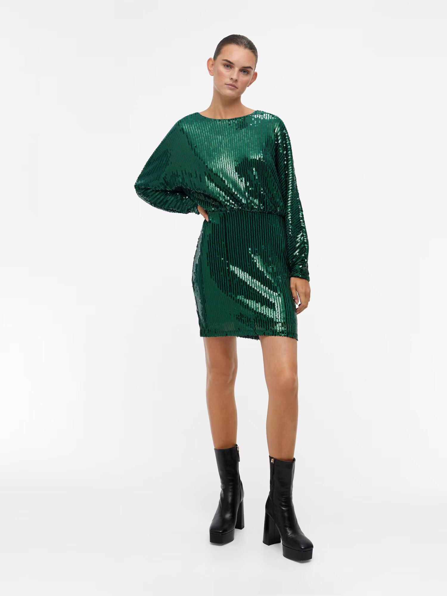 OBJECT Rochie de cocktail 'Kiwi' verde închis - Pled.ro