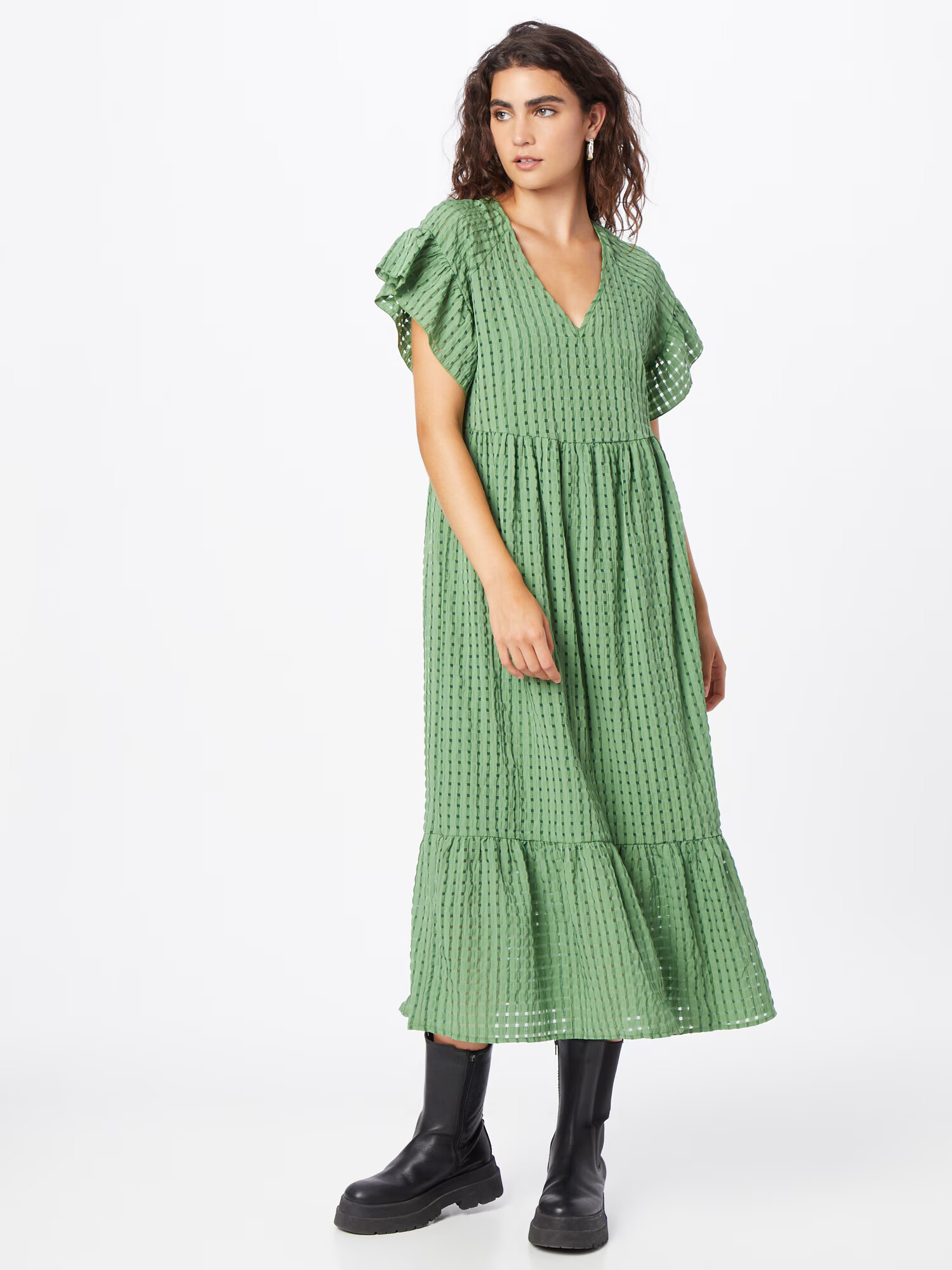 OBJECT Rochie 'Vita' verde iarbă - Pled.ro