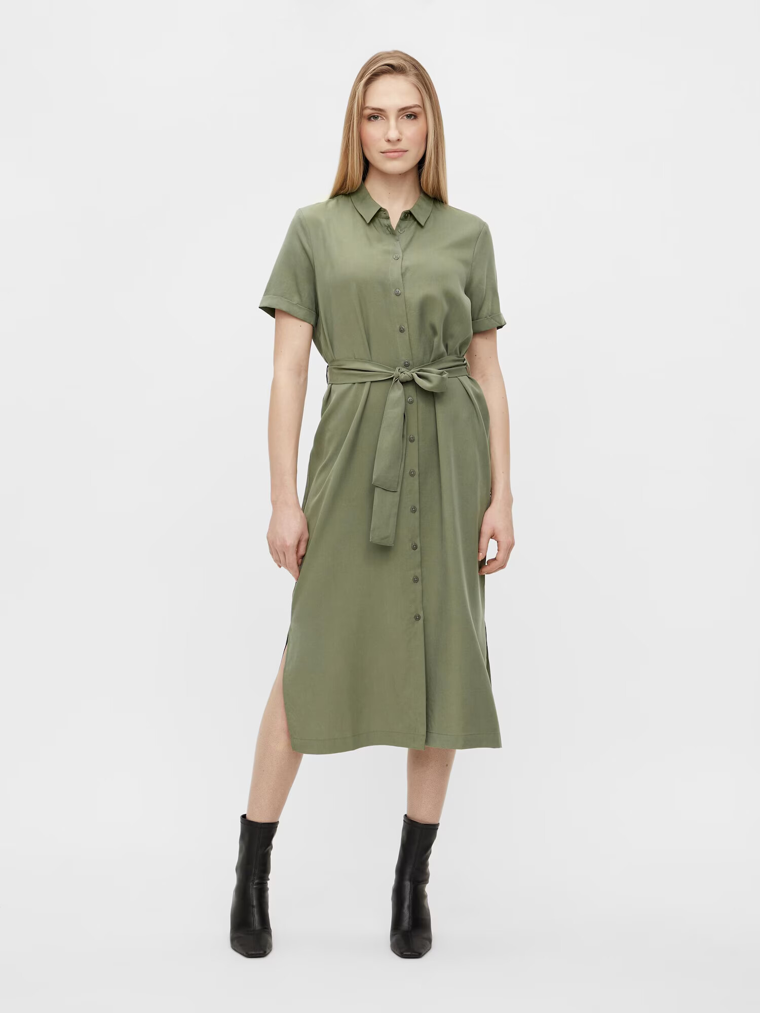 OBJECT Rochie tip bluză 'Isabella' verde - Pled.ro