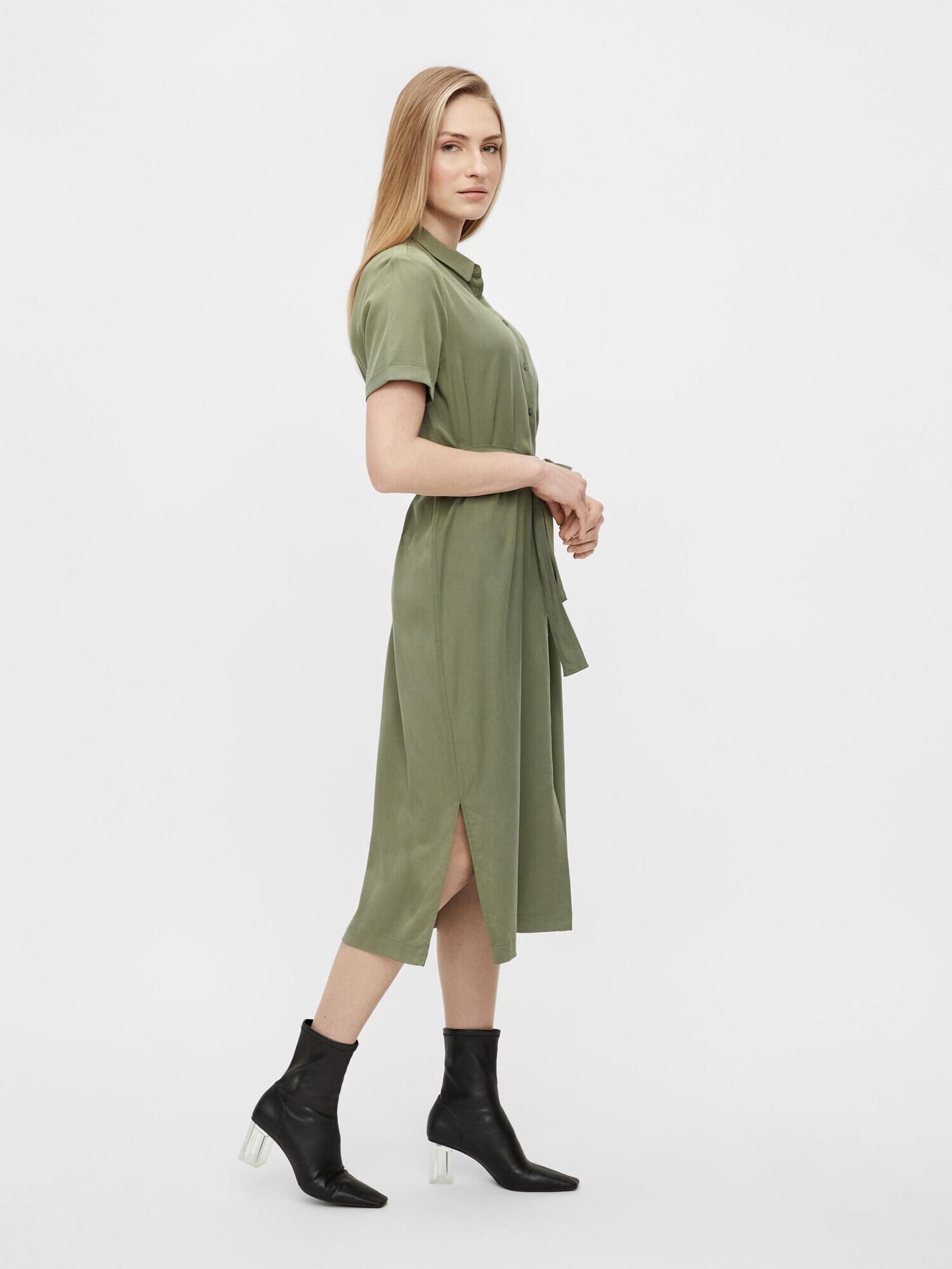 OBJECT Rochie tip bluză 'Isabella' verde - Pled.ro