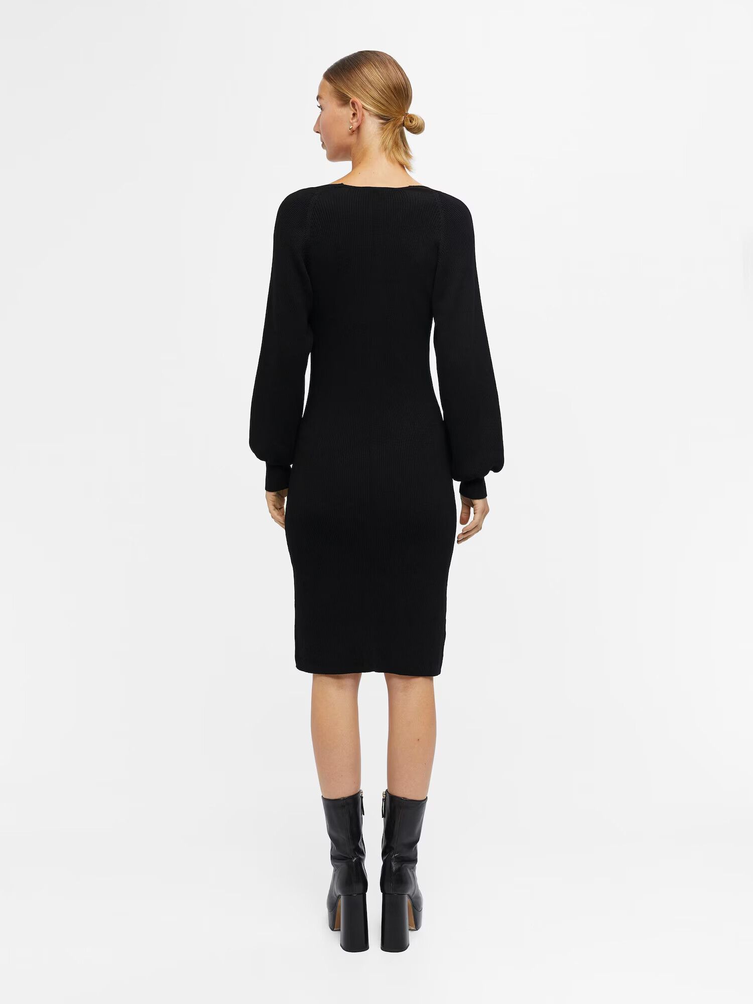 OBJECT Rochie tricotat 'AGNES' negru - Pled.ro