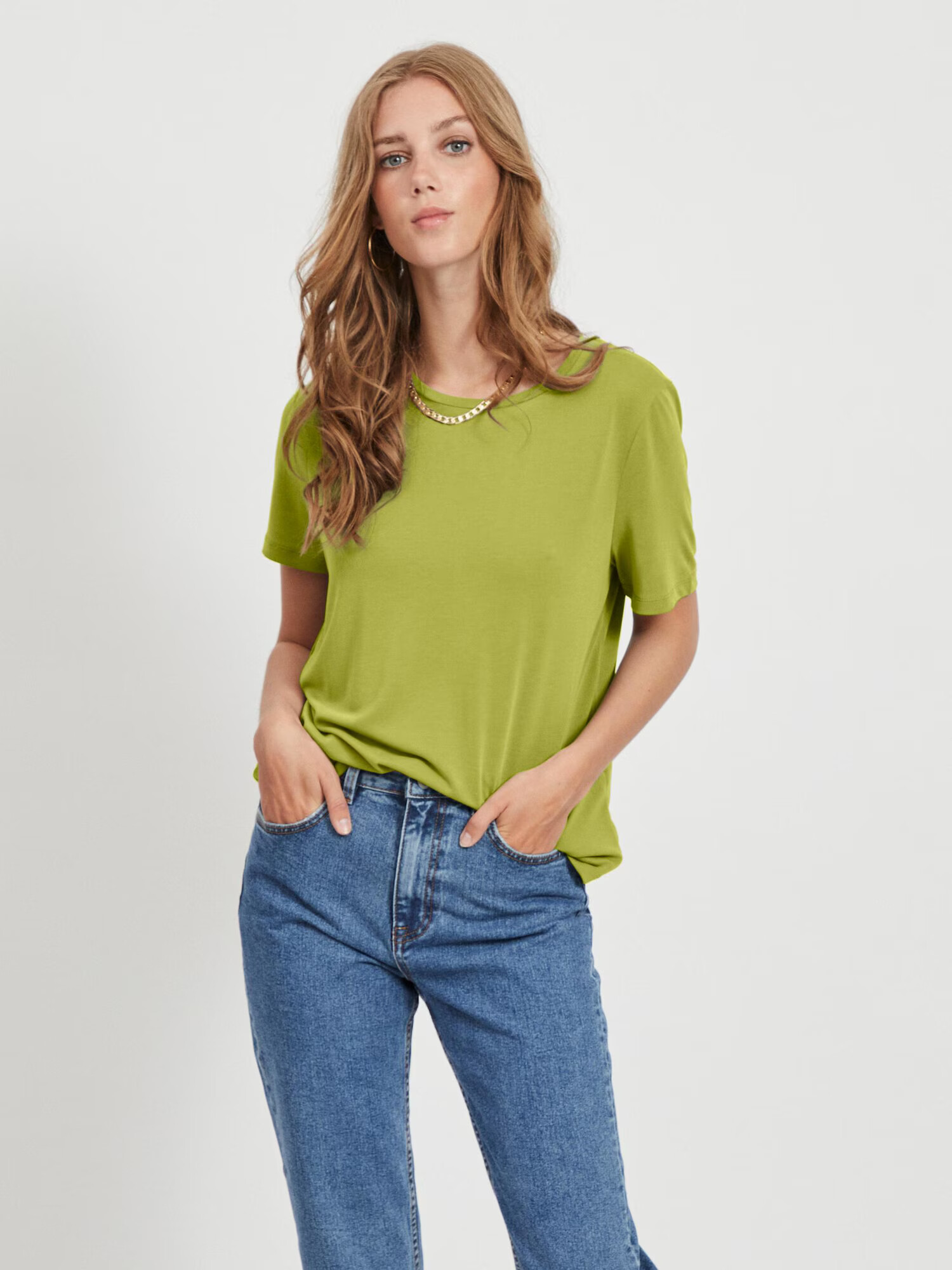 OBJECT Tricou 'ANNIE' verde stuf - Pled.ro