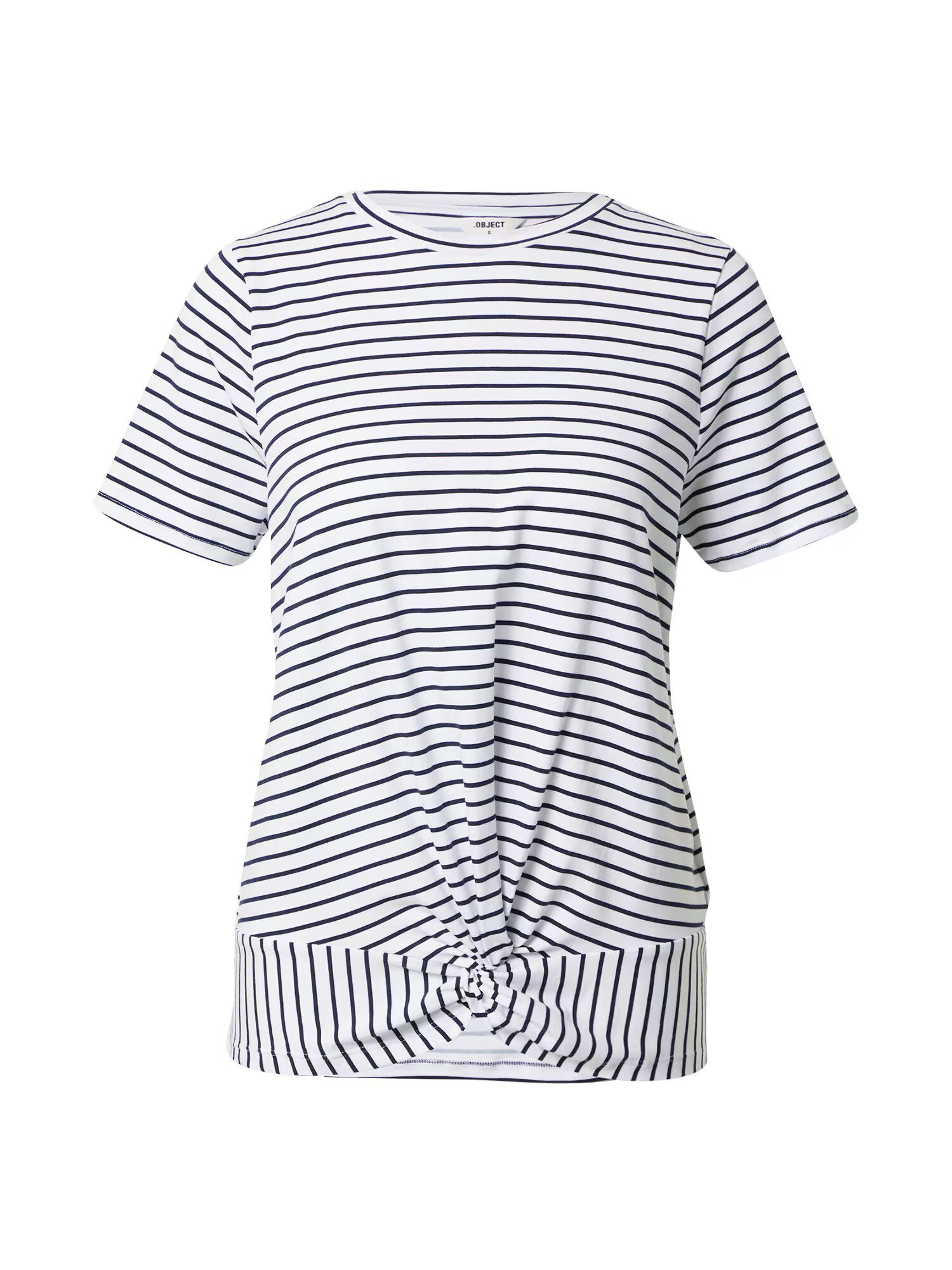 OBJECT Tricou 'STEPHANIE' bleumarin / alb - Pled.ro