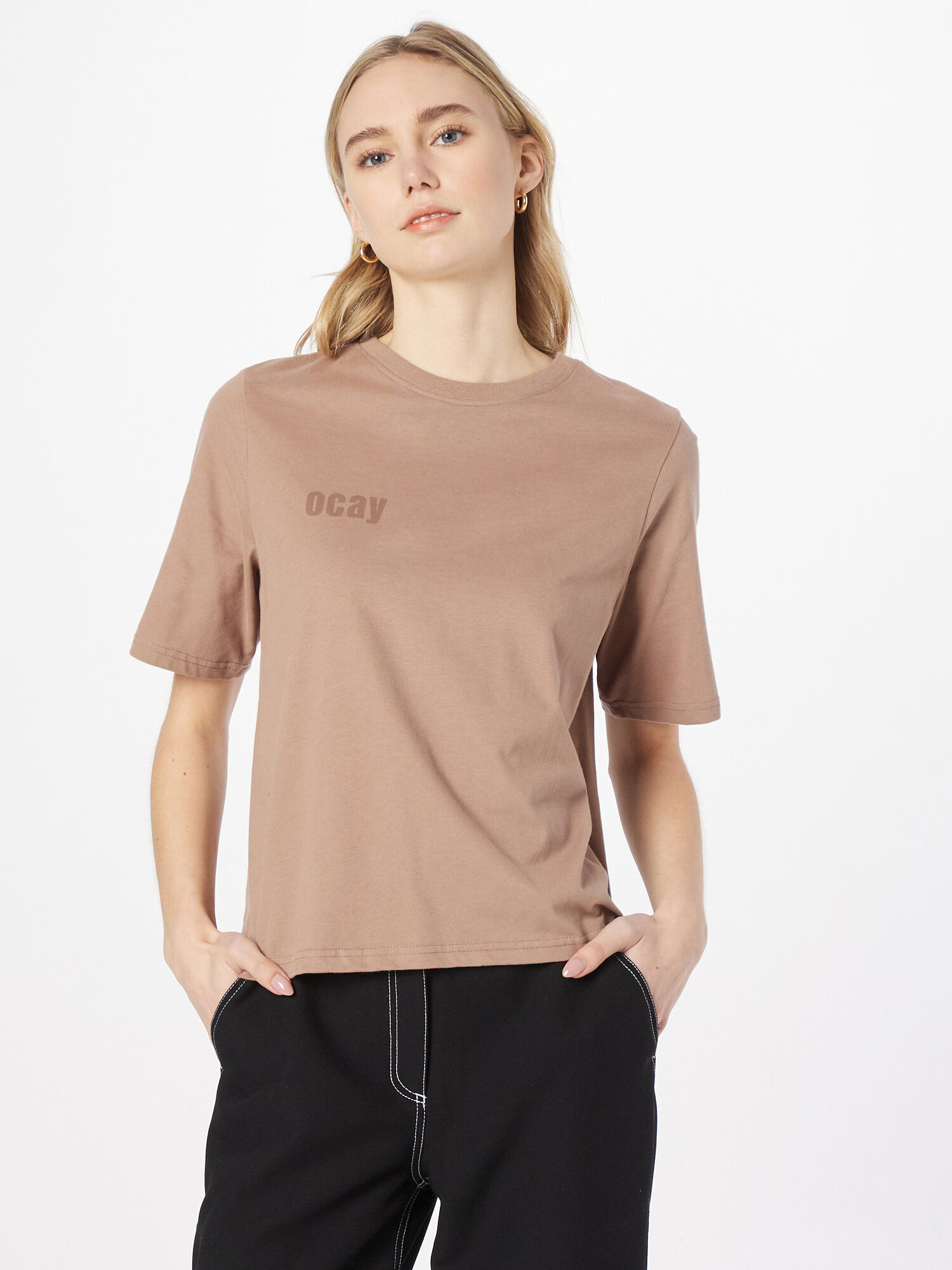 Ocay Tricou maro mokka / maro deschis - Pled.ro