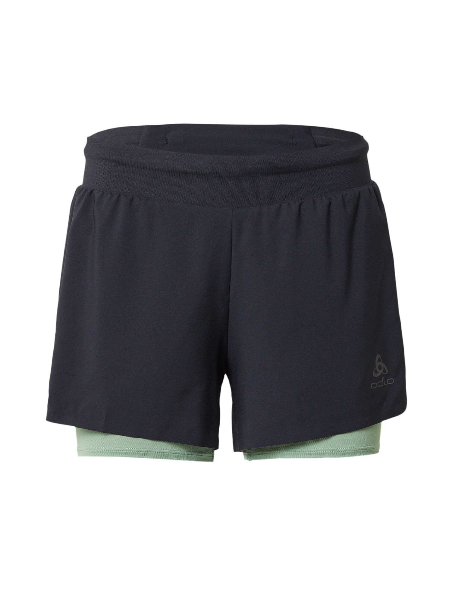 ODLO Pantaloni sport 'Zeroweight' verde kiwi / negru - Pled.ro