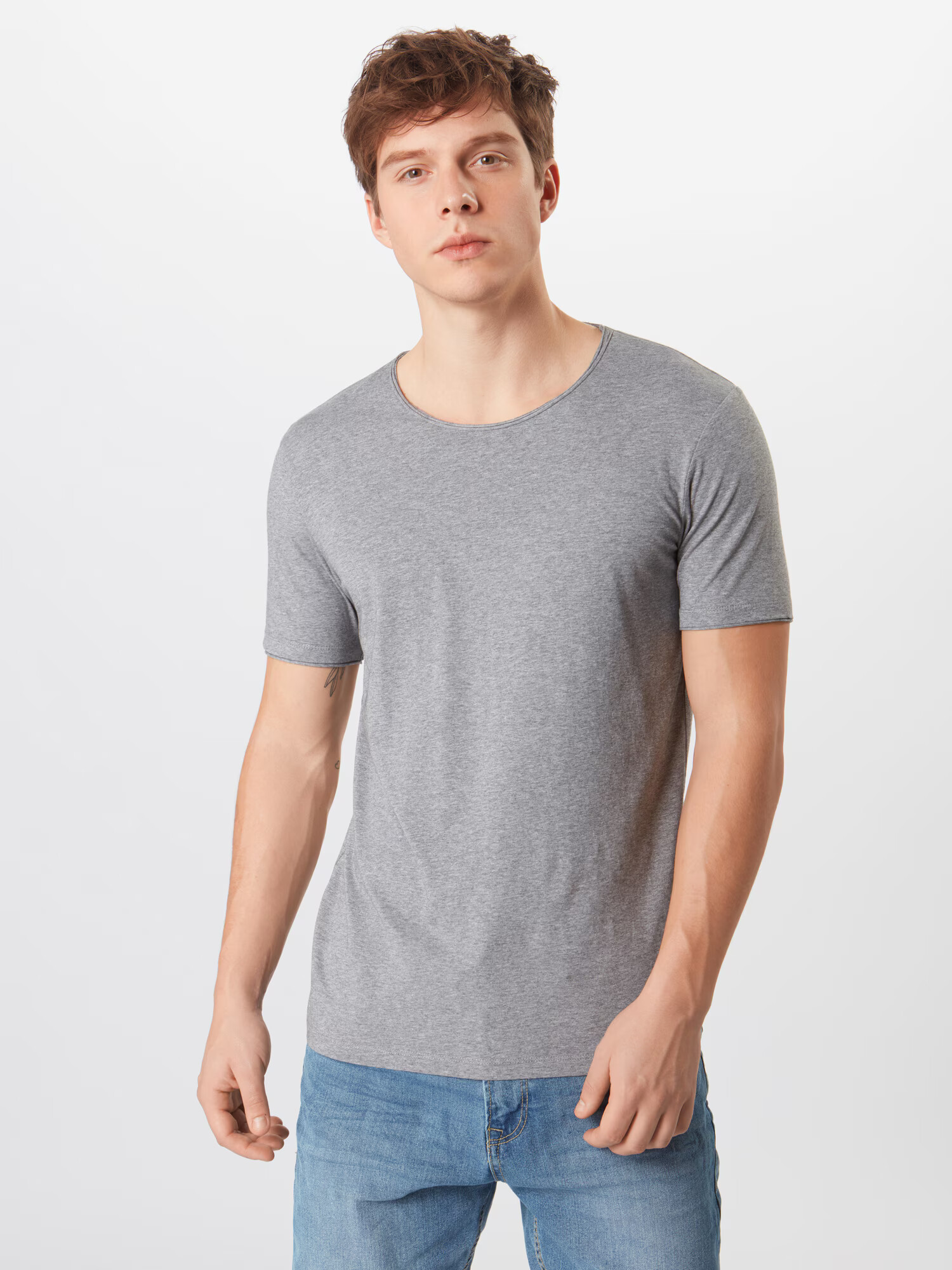 OLYMP Tricou 'Level 5' gri - Pled.ro