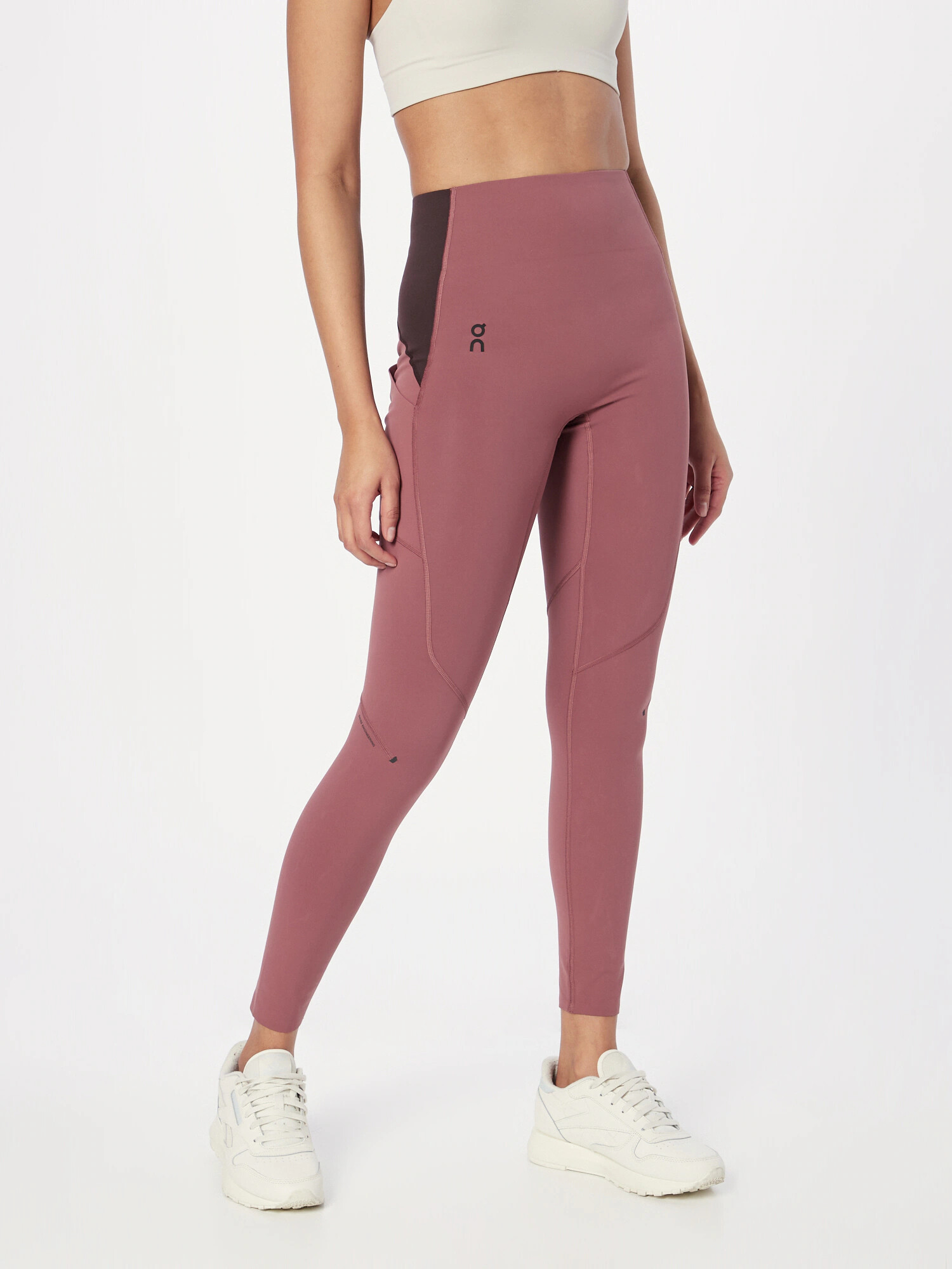 On Leggings 'Movement' roșu burgundy / negru - Pled.ro