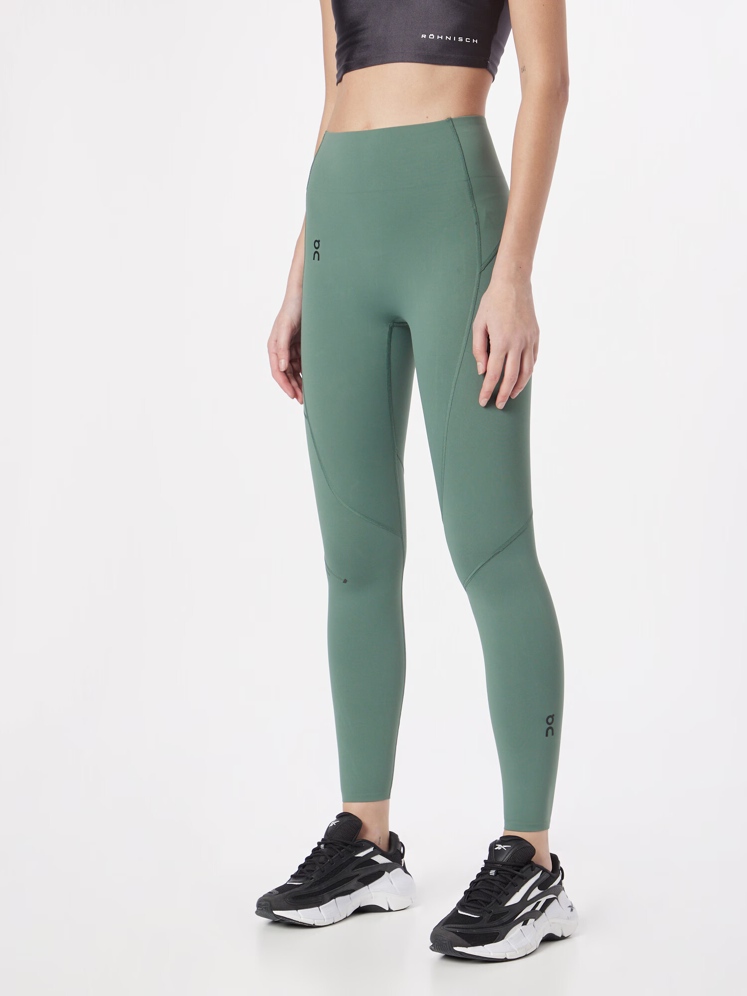 On Leggings 'Movement' verde jad / negru - Pled.ro