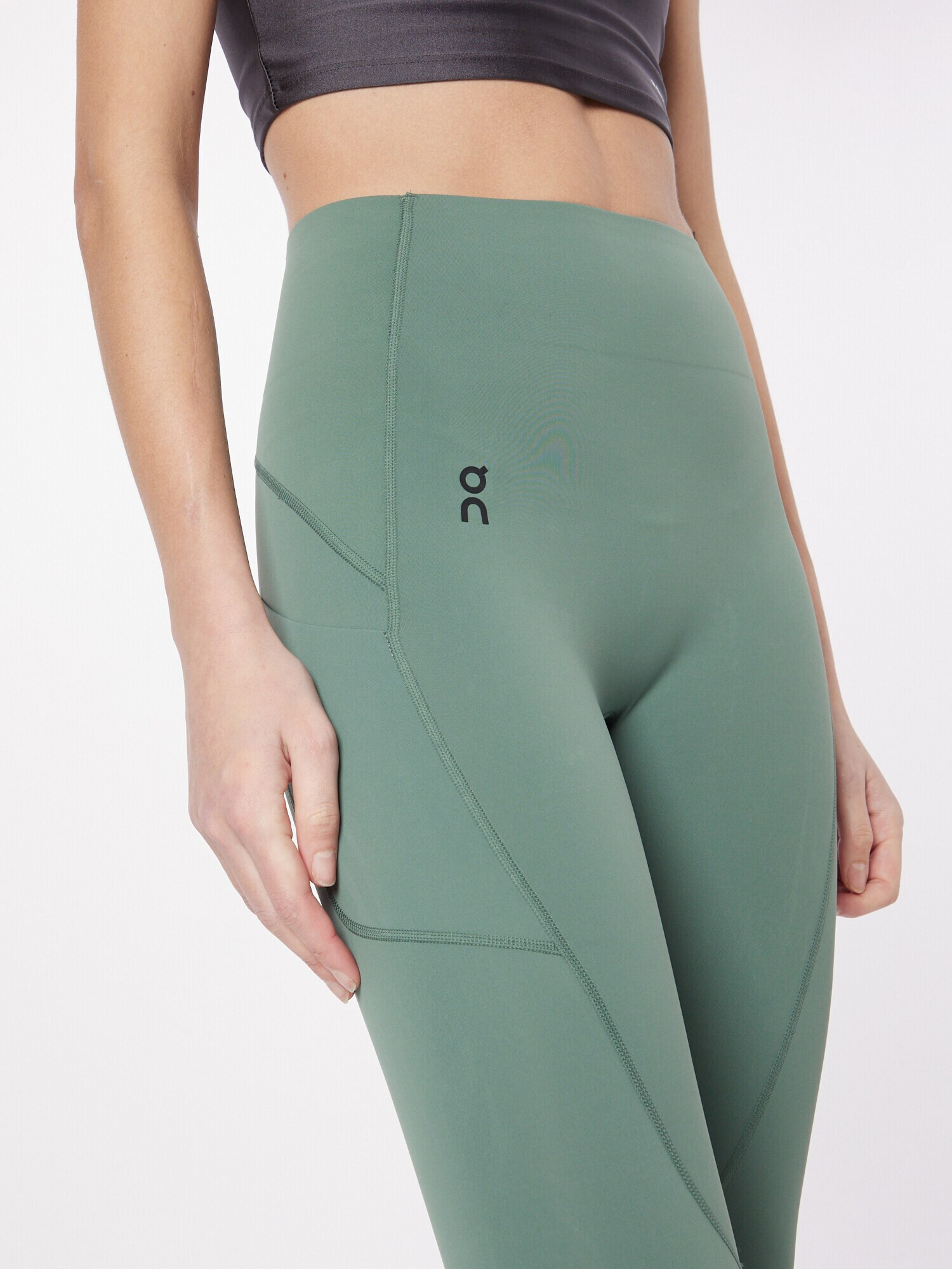 On Leggings 'Movement' verde jad / negru - Pled.ro