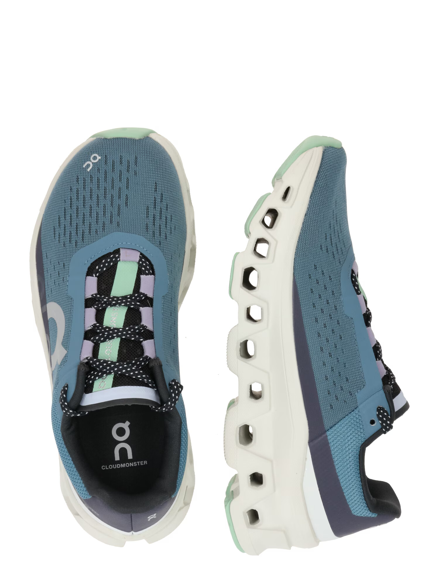 On Sneaker de alergat 'Cloudmster' albastru fumuriu / gri / verde mentă / mov pastel - Pled.ro