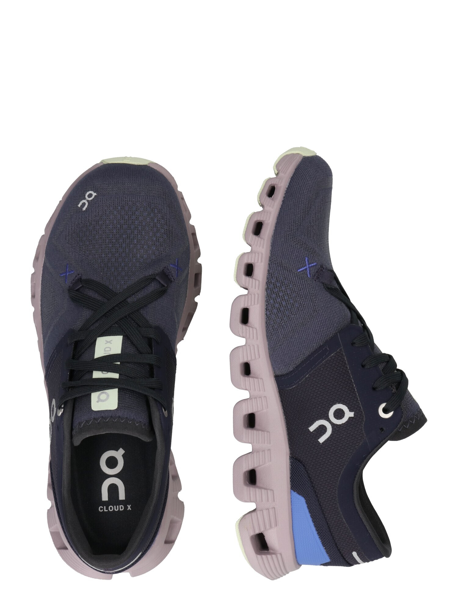 On Sneaker low 'CloudX3' albastru marin / indigo / gri argintiu - Pled.ro