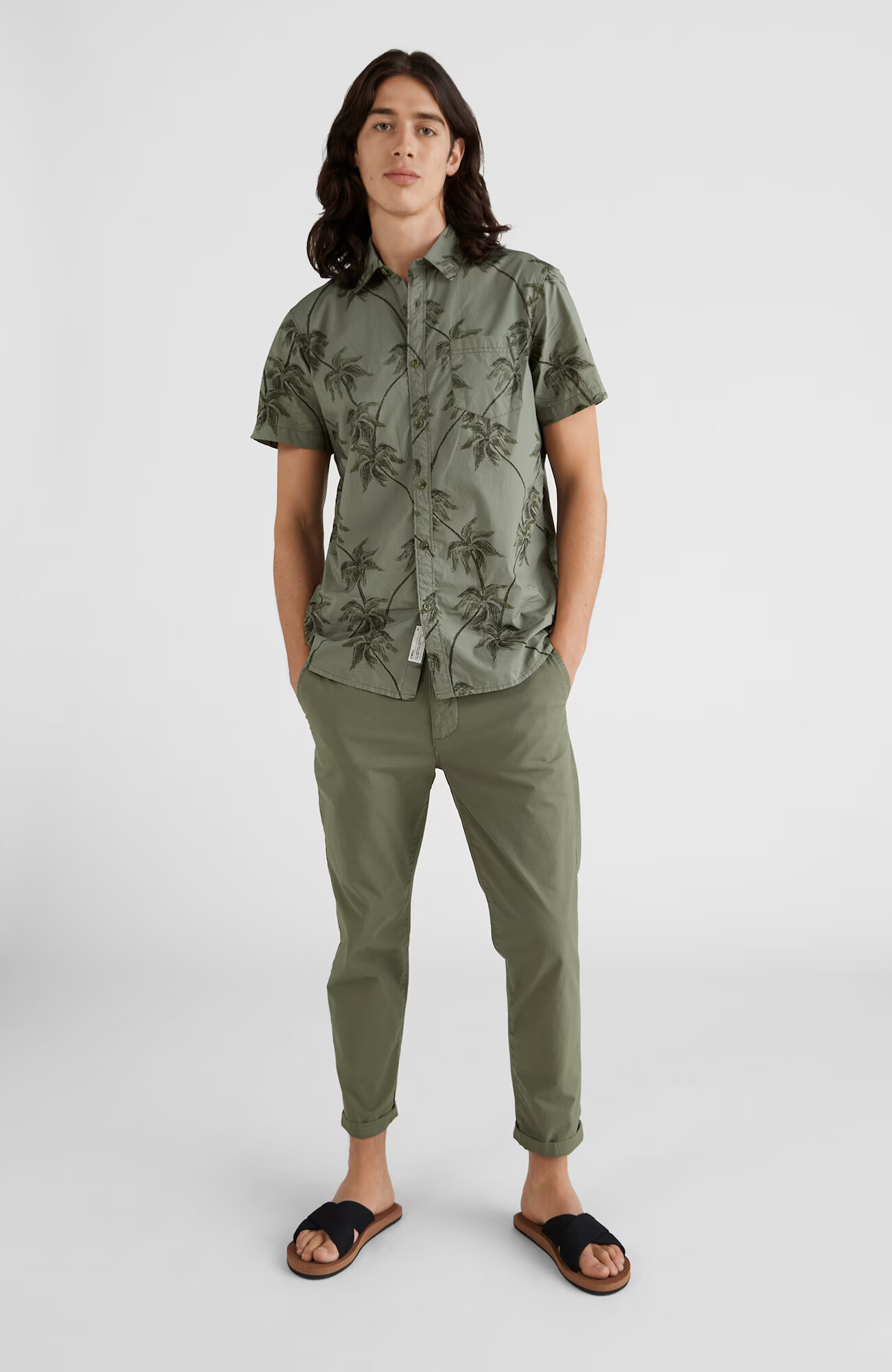 O'NEILL Pantaloni 'Ridge Stretch Worker' verde - Pled.ro