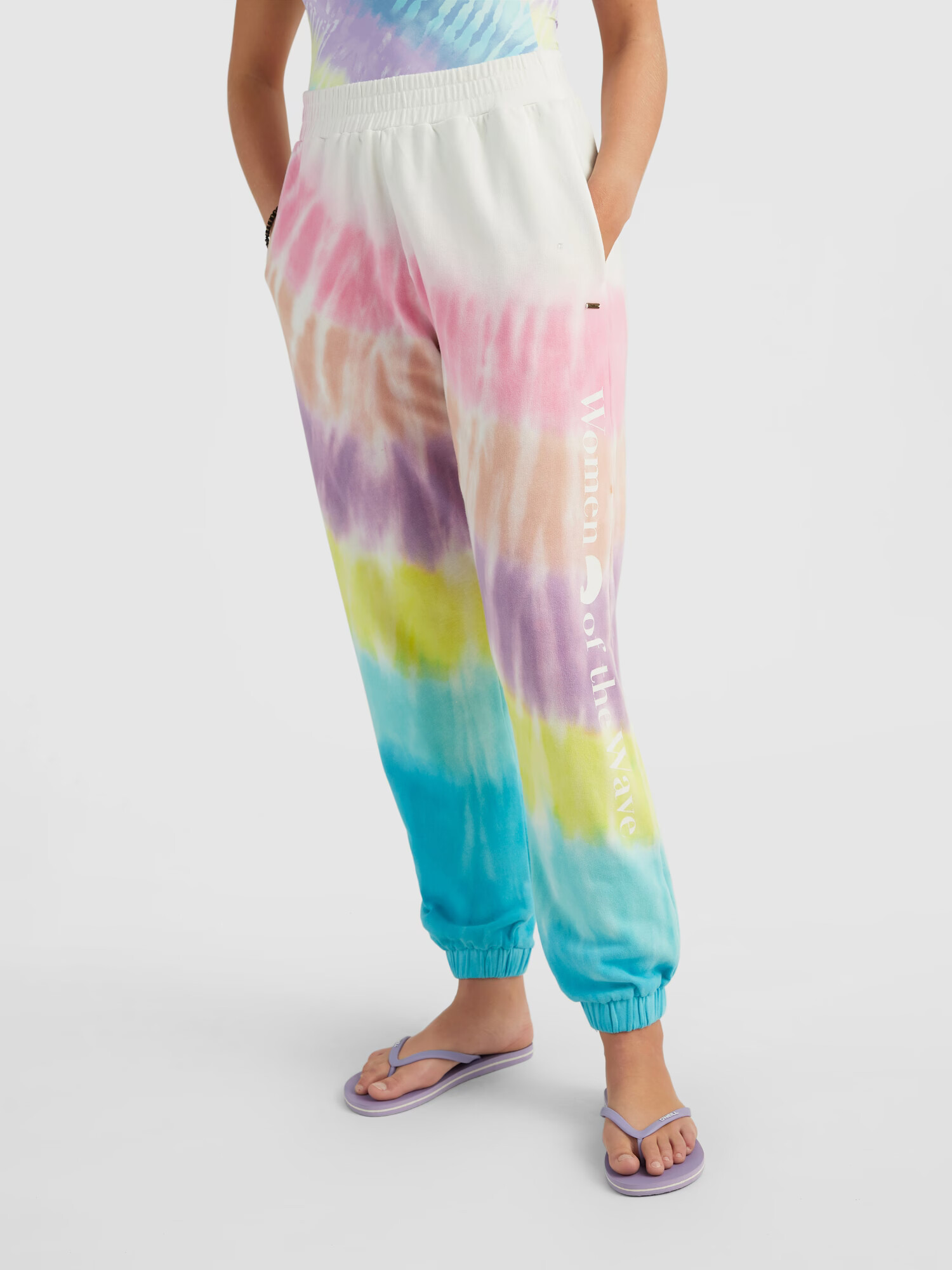 O'NEILL Pantaloni 'Women Of The Wave' albastru / galben / lila / roz - Pled.ro