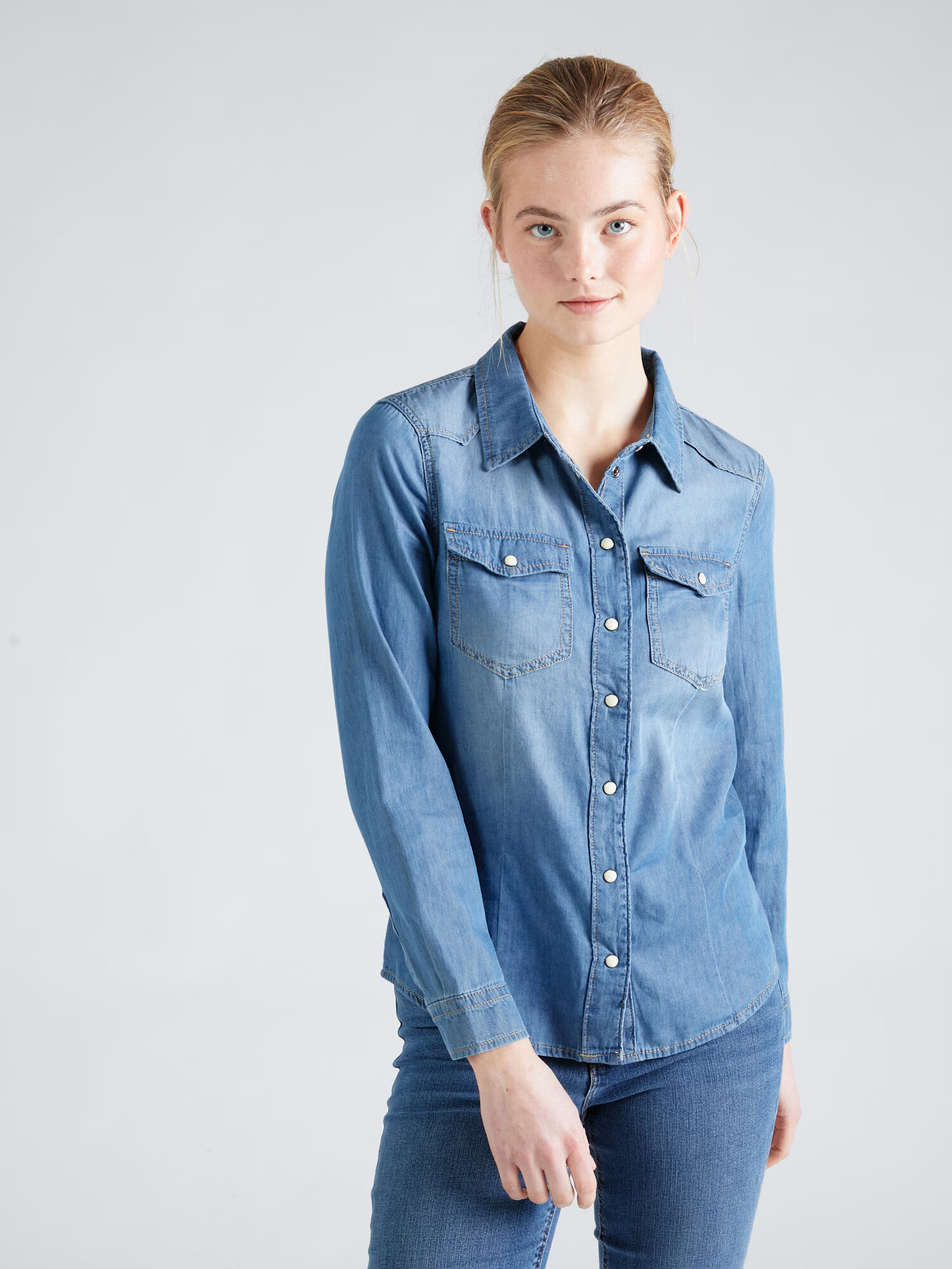 ONLY Bluză 'ALEXA' albastru denim - Pled.ro