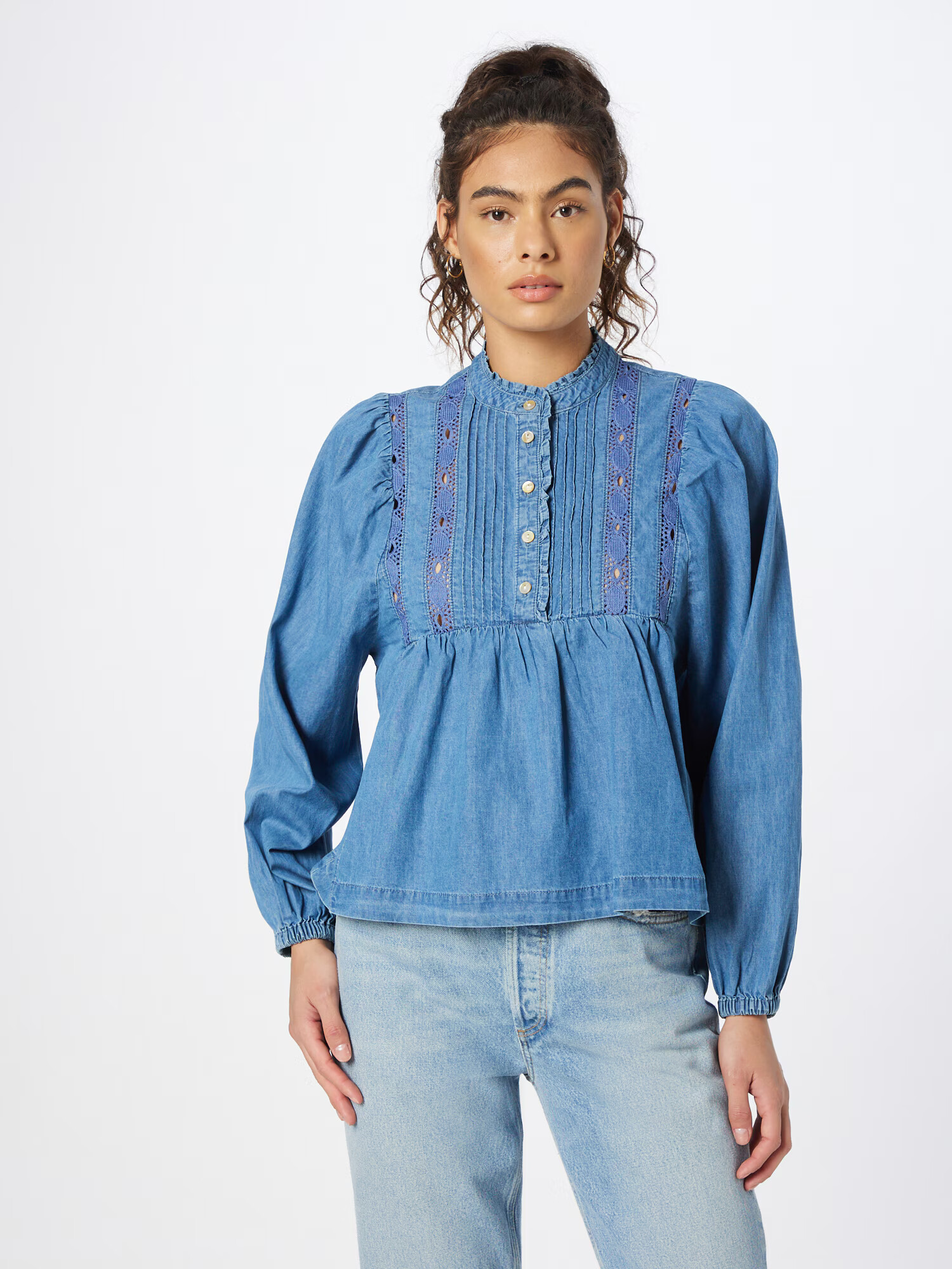 ONLY Bluză 'JOPLIN' albastru denim - Pled.ro