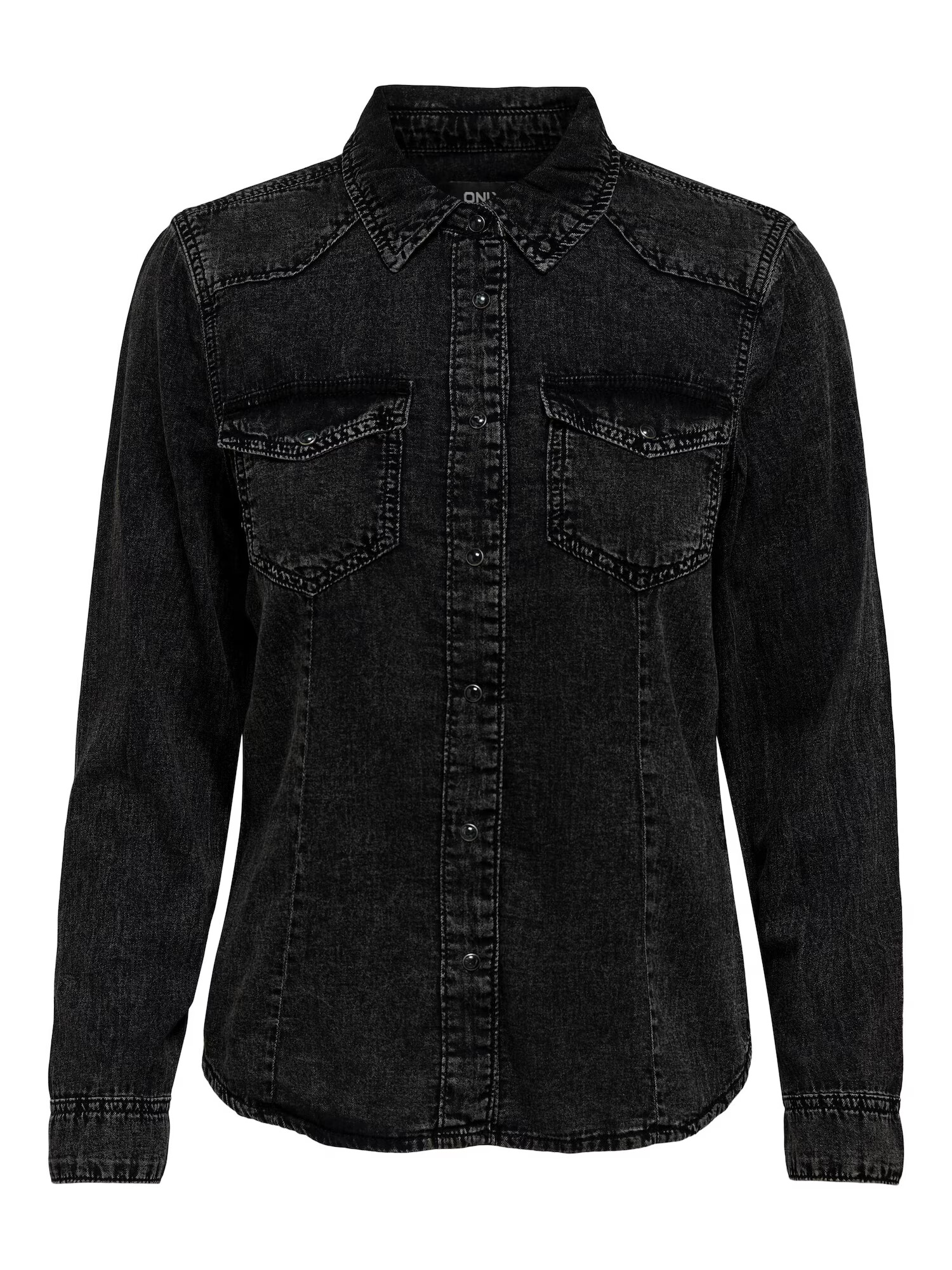 ONLY Bluză negru denim - Pled.ro