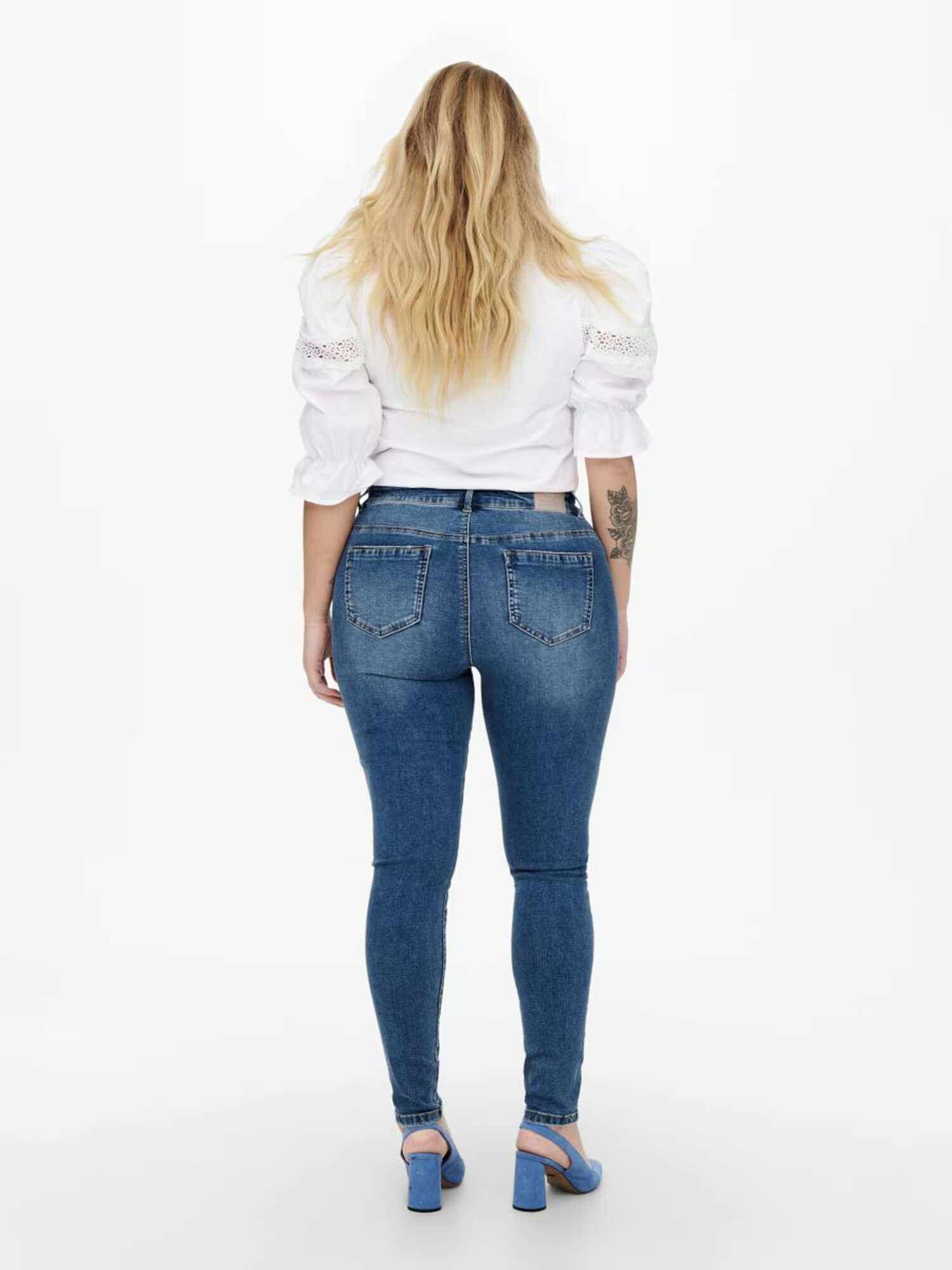 ONLY Carmakoma Jeans albastru - Pled.ro