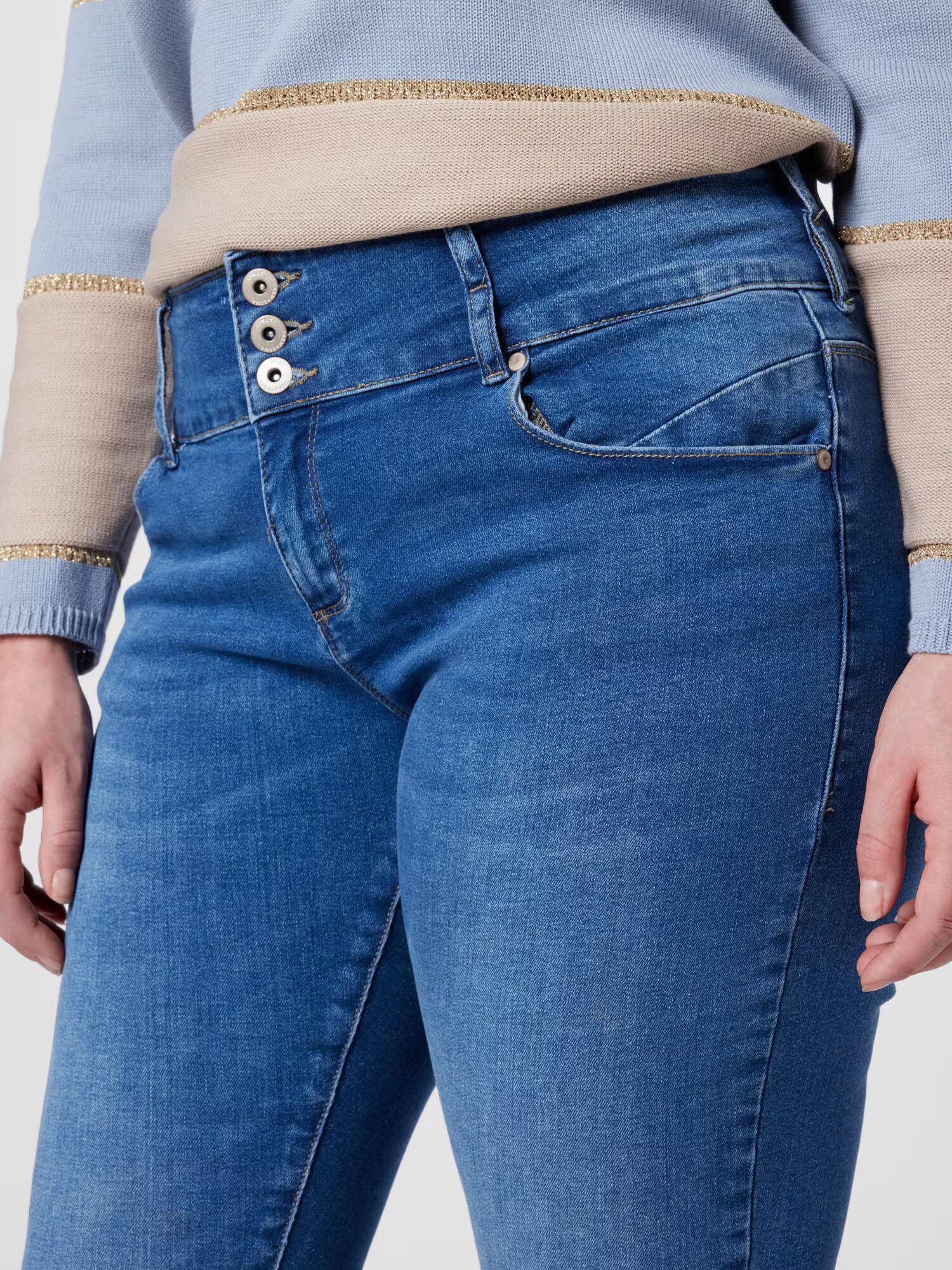 ONLY Carmakoma Jeans 'Anna' albastru denim - Pled.ro