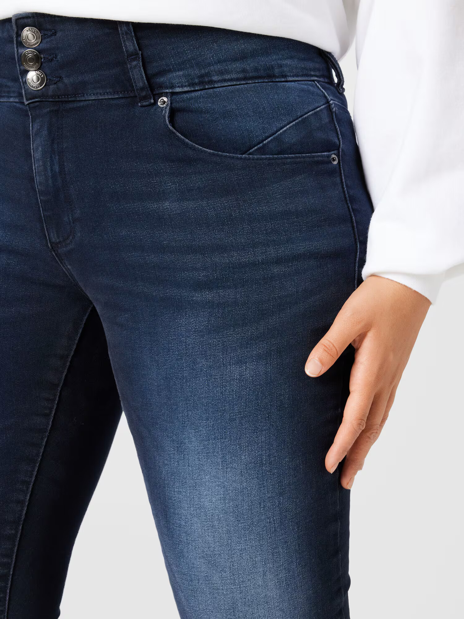 ONLY Carmakoma Jeans 'Annabel' albastru închis - Pled.ro