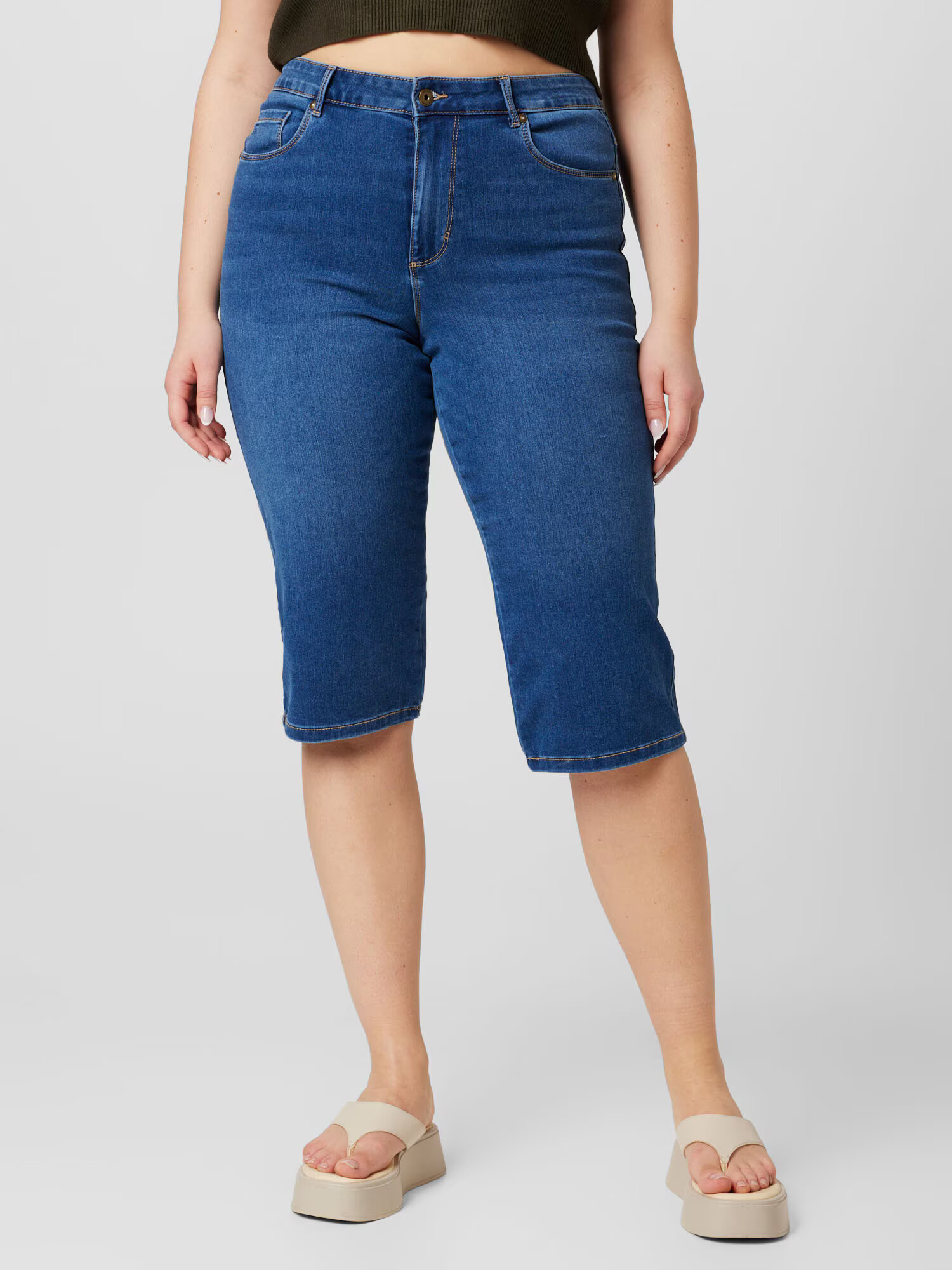 ONLY Carmakoma Jeans 'AUGUSTA' albastru - Pled.ro