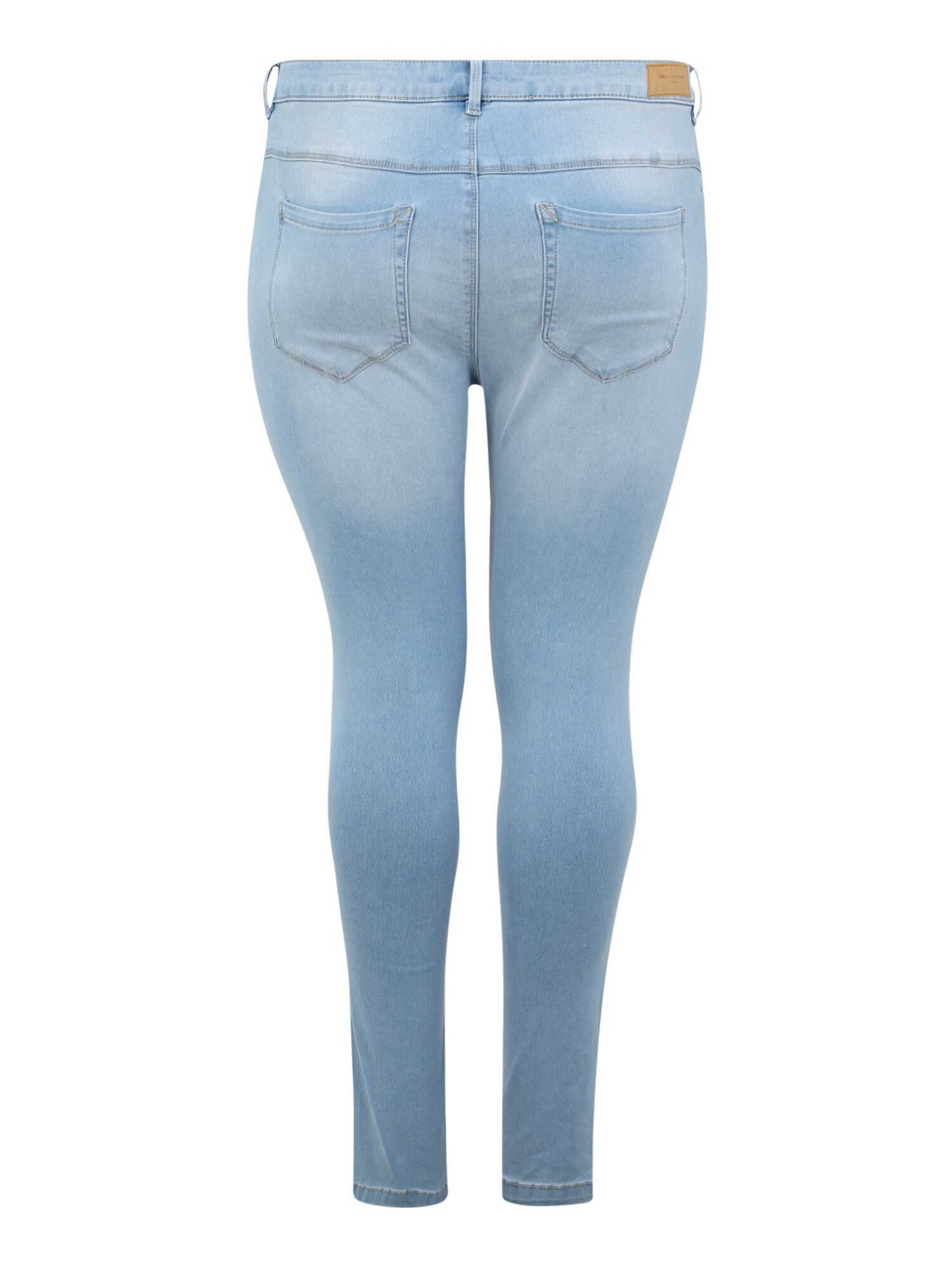 ONLY Carmakoma Jeans 'Augusta' albastru denim / maro deschis - Pled.ro