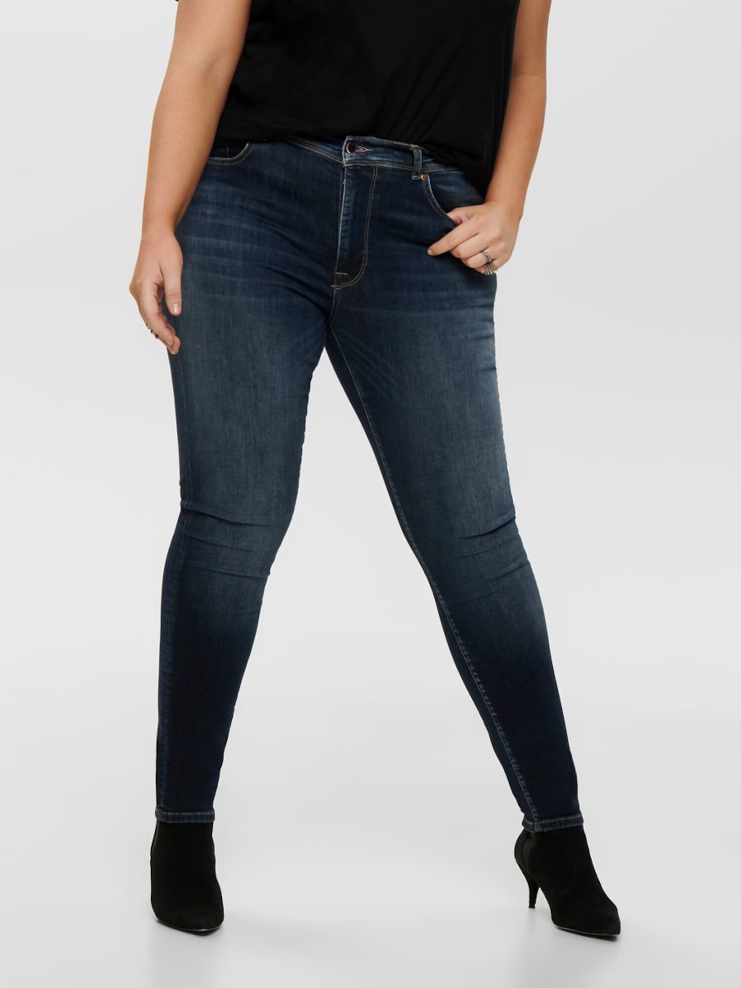 ONLY Carmakoma Jeans 'Carmaya' negru - Pled.ro