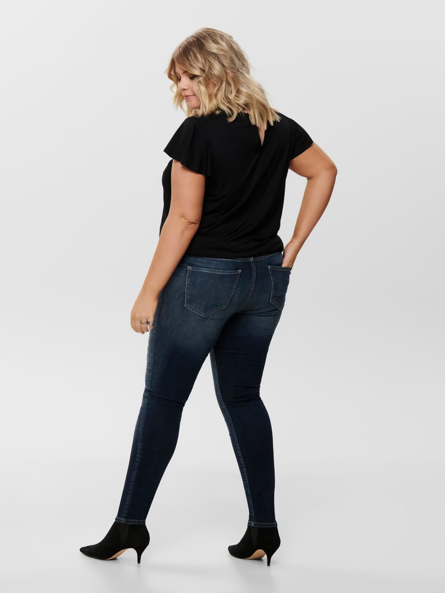 ONLY Carmakoma Jeans 'Carmaya' negru - Pled.ro