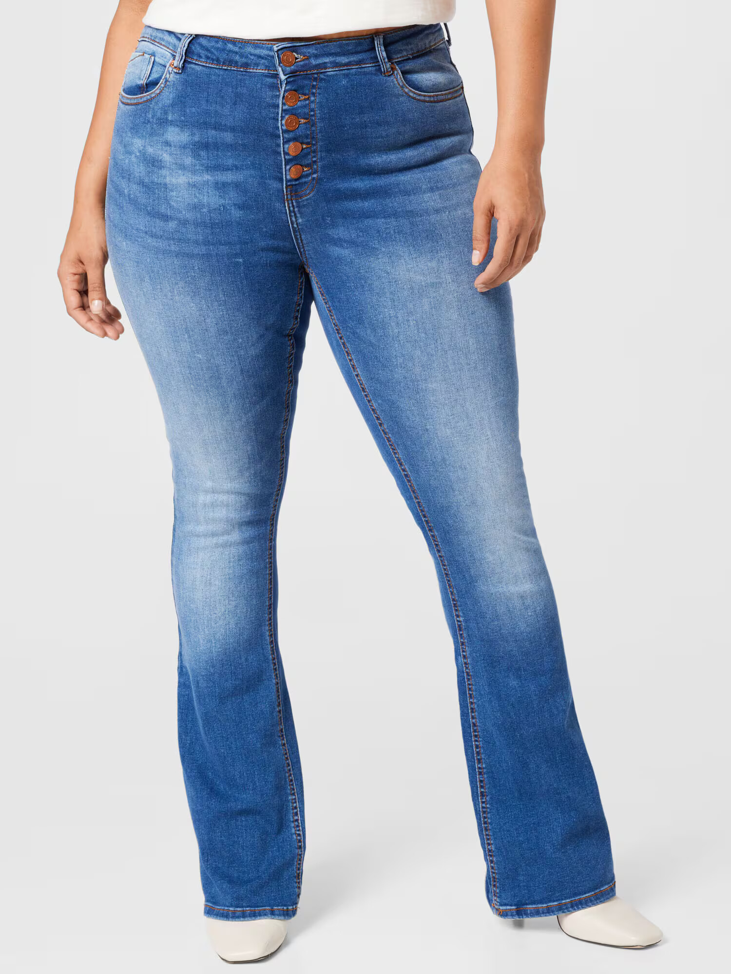 ONLY Carmakoma Jeans 'Laola' albastru denim - Pled.ro