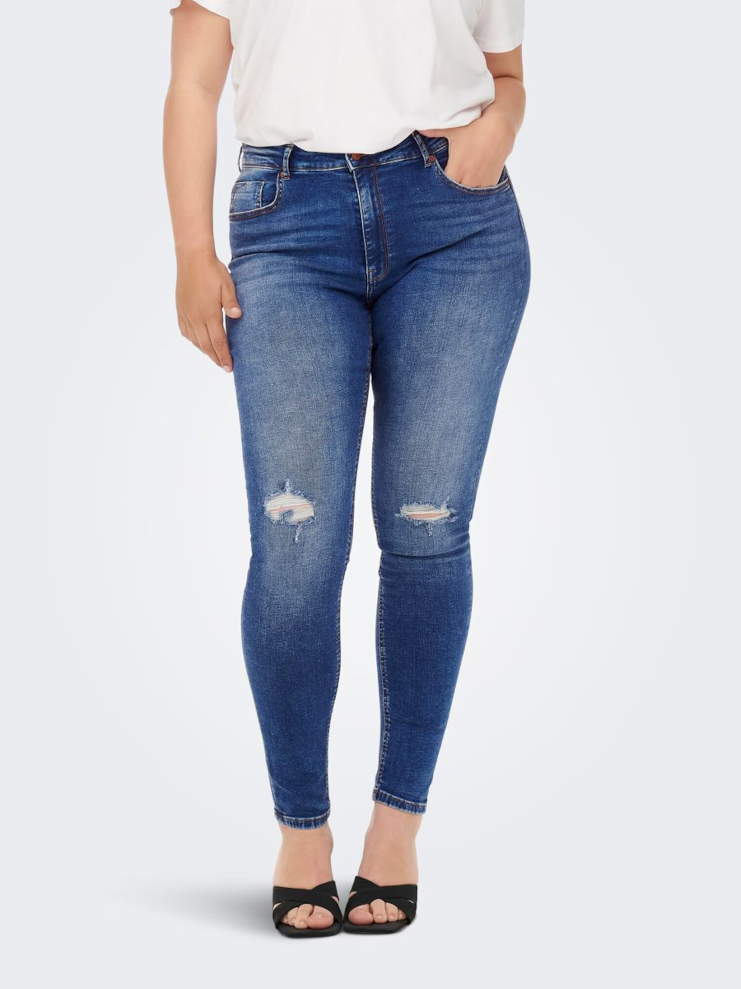 ONLY Carmakoma Jeans 'Laola' albastru denim - Pled.ro