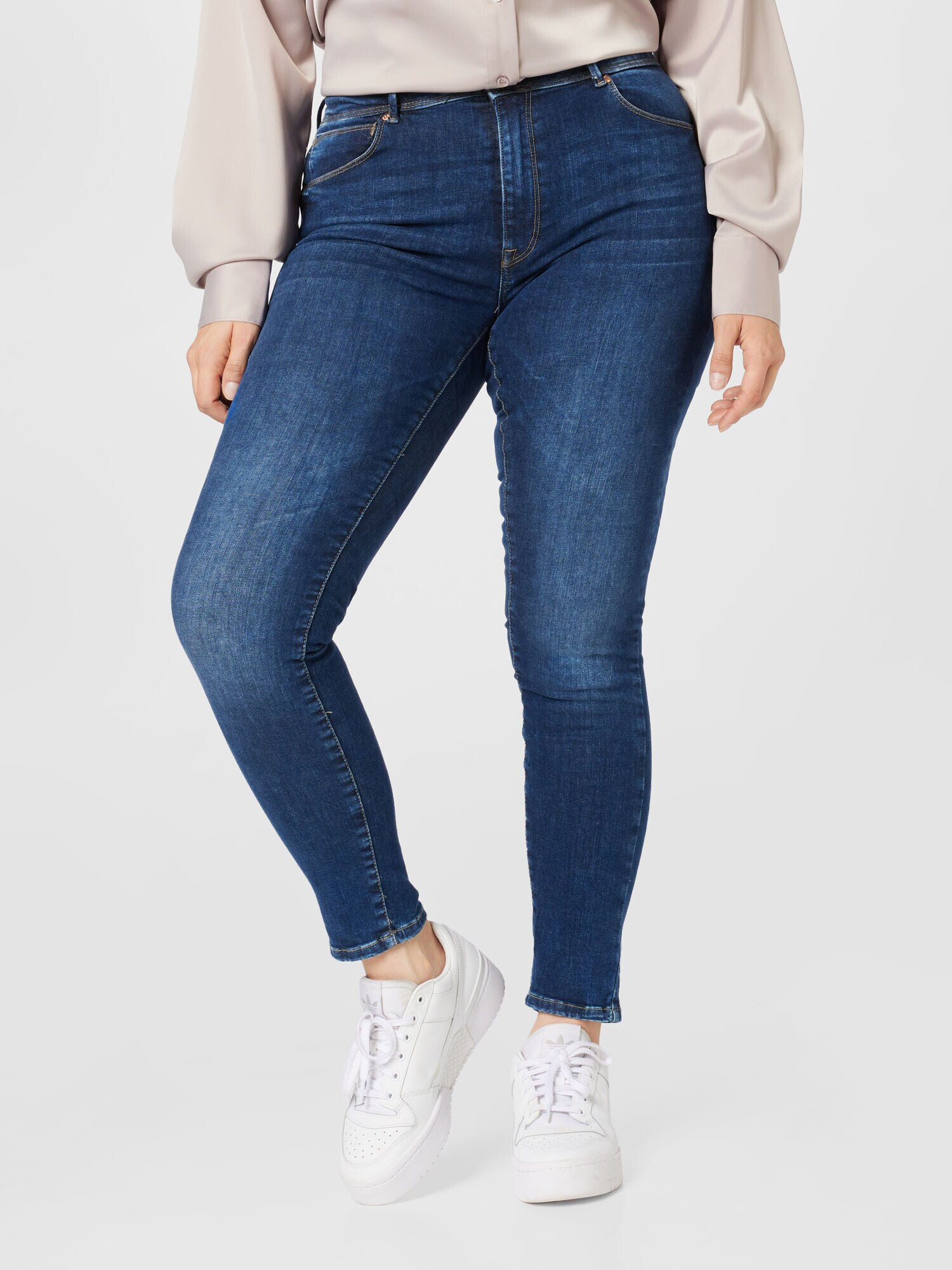 ONLY Carmakoma Jeans 'Maya' albastru închis - Pled.ro