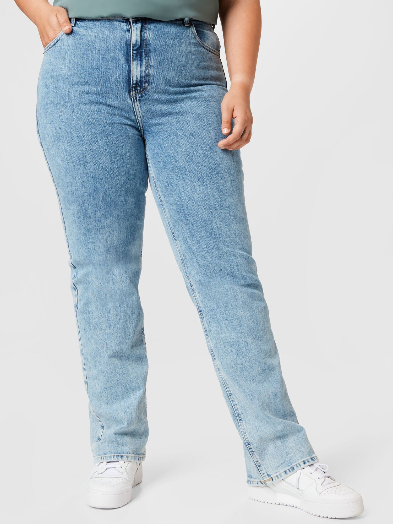 ONLY Carmakoma Jeans 'Mille' albastru denim - Pled.ro