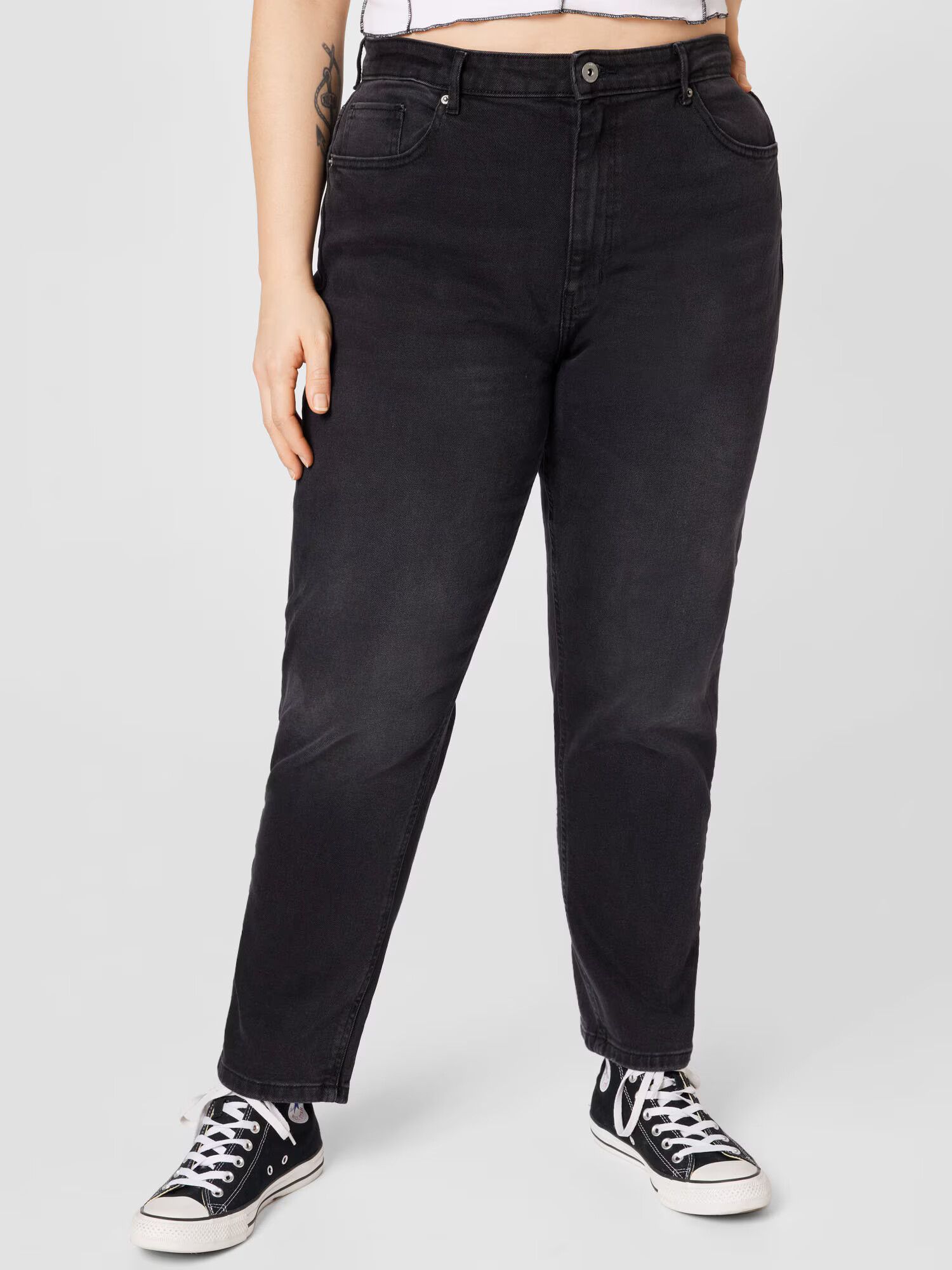 ONLY Carmakoma Jeans negru - Pled.ro