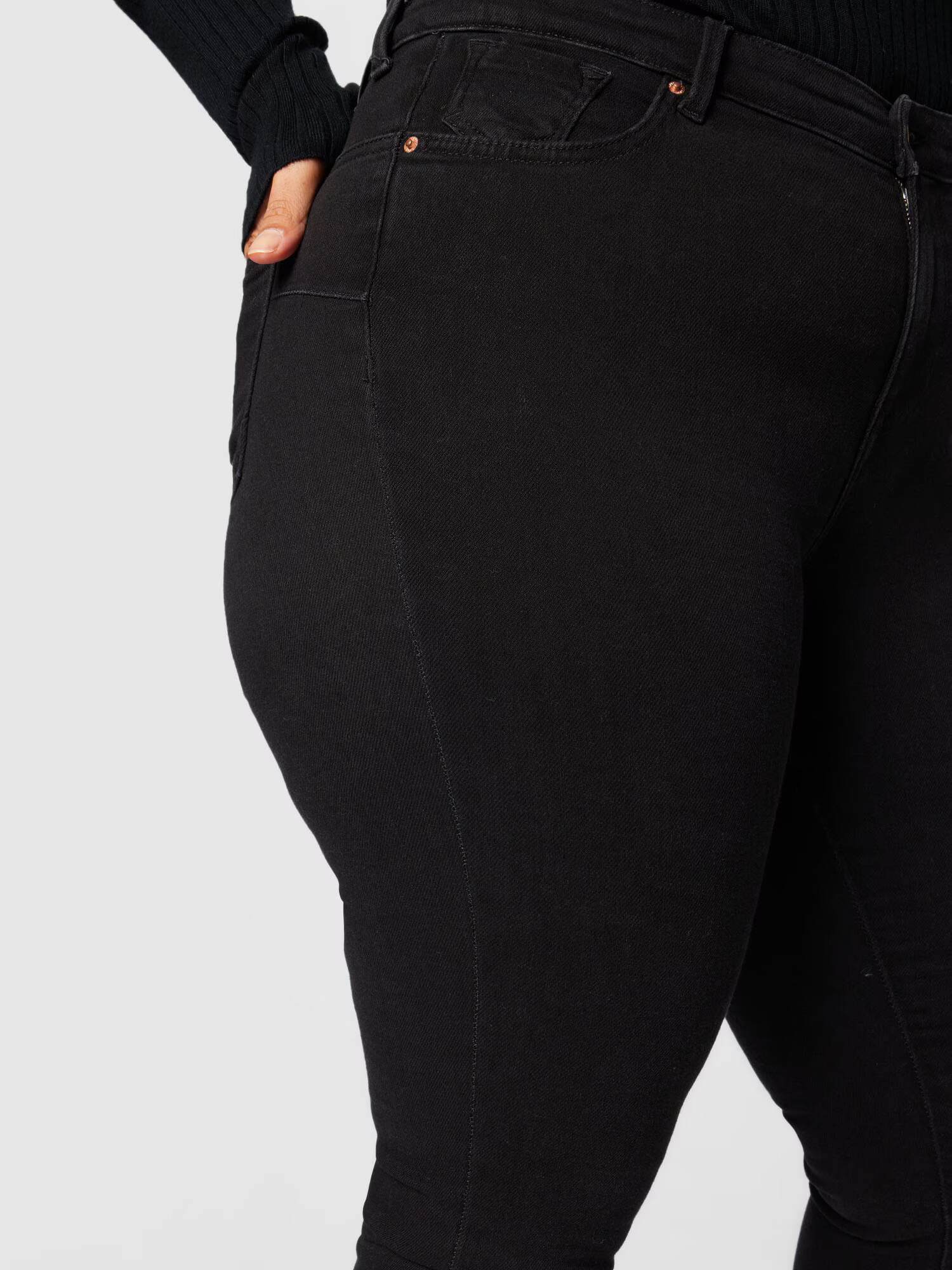 ONLY Carmakoma Jeans negru - Pled.ro