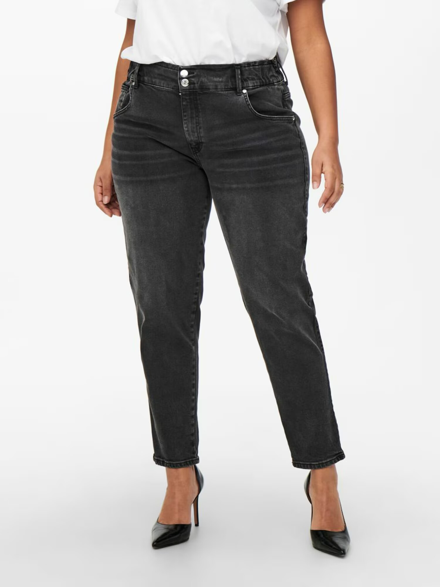 ONLY Carmakoma Jeans negru denim - Pled.ro