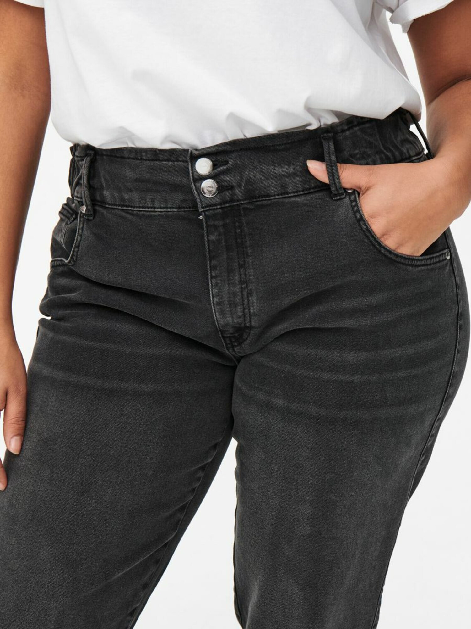 ONLY Carmakoma Jeans negru denim - Pled.ro