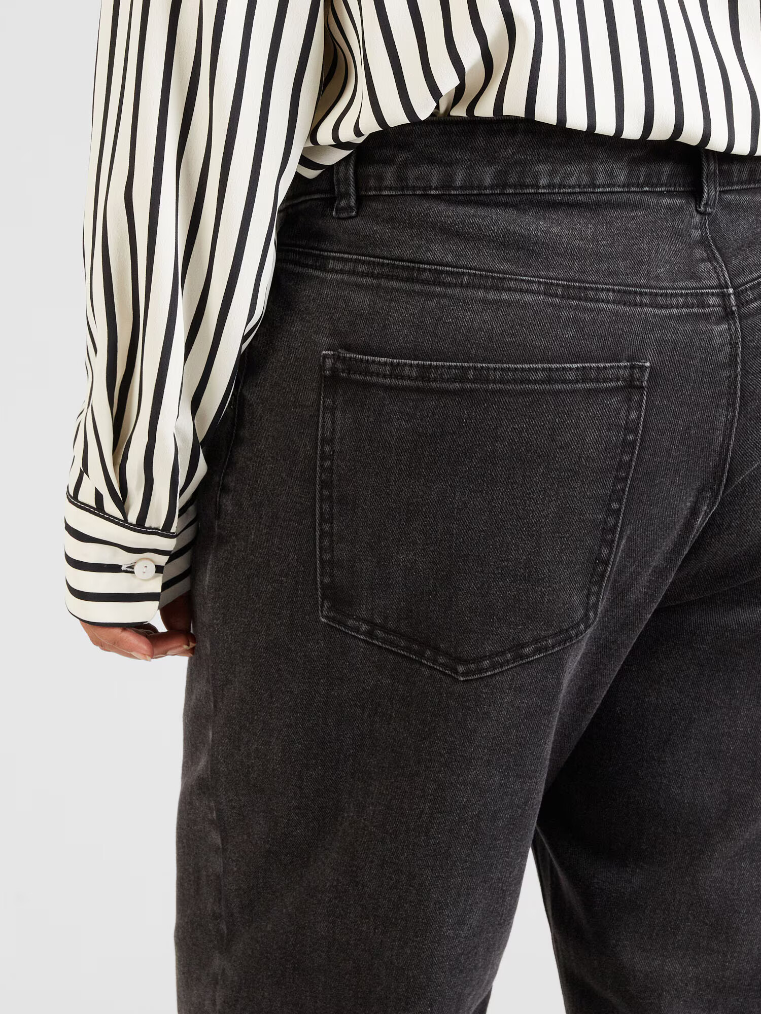 ONLY Carmakoma Jeans 'Robbie' negru denim - Pled.ro