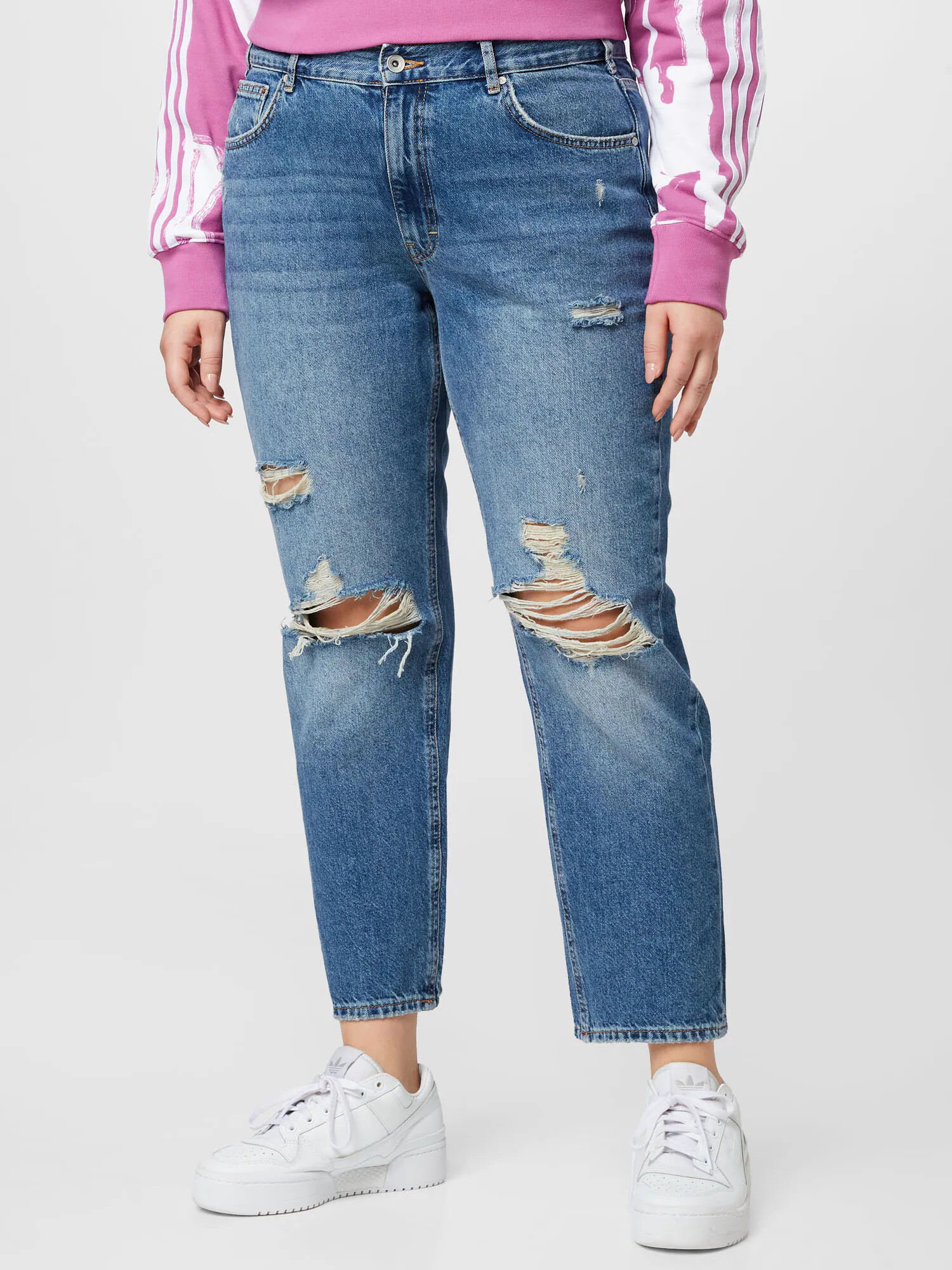 ONLY Carmakoma Jeans 'ROBYN' albastru denim - Pled.ro