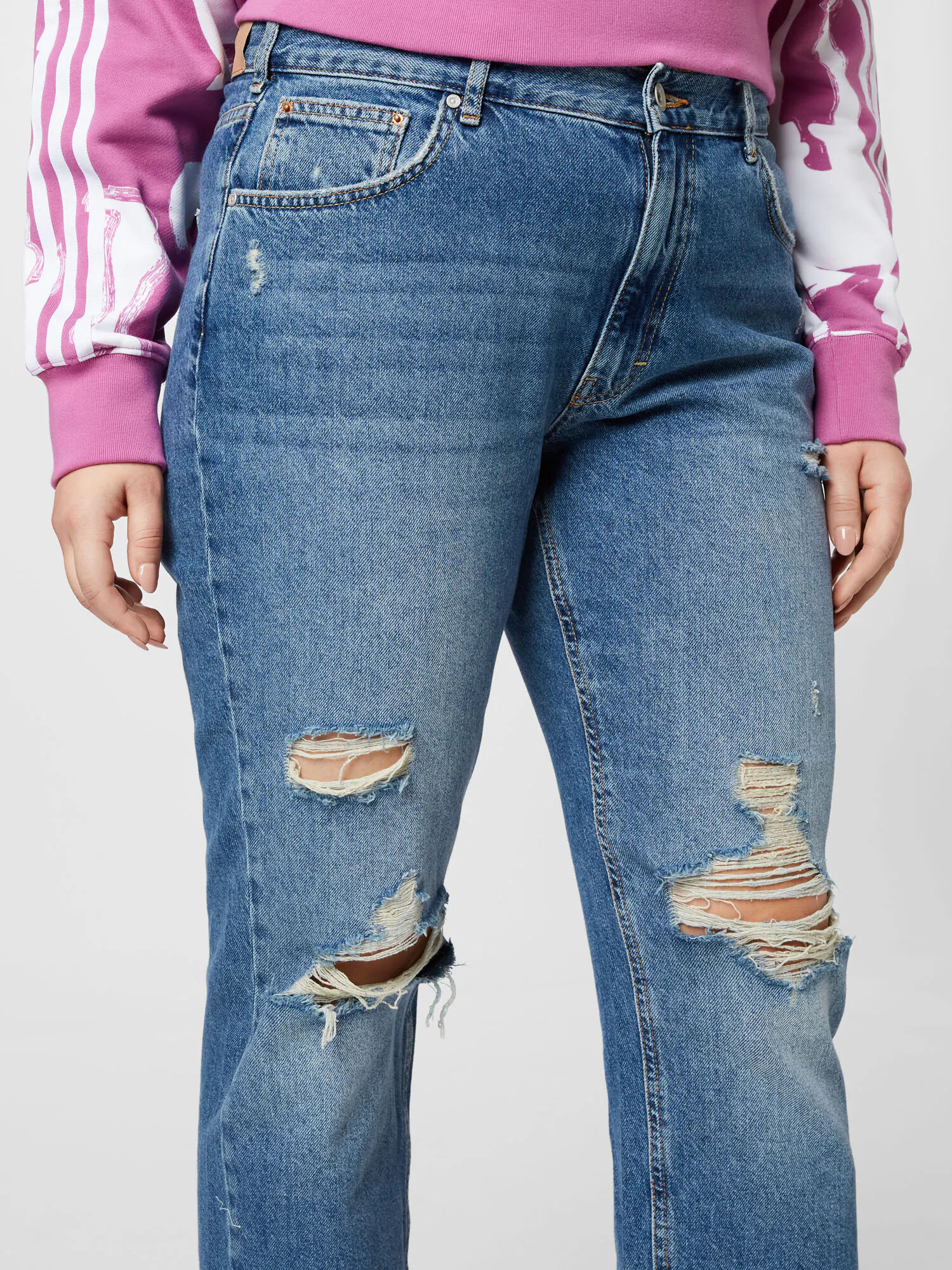 ONLY Carmakoma Jeans 'ROBYN' albastru denim - Pled.ro