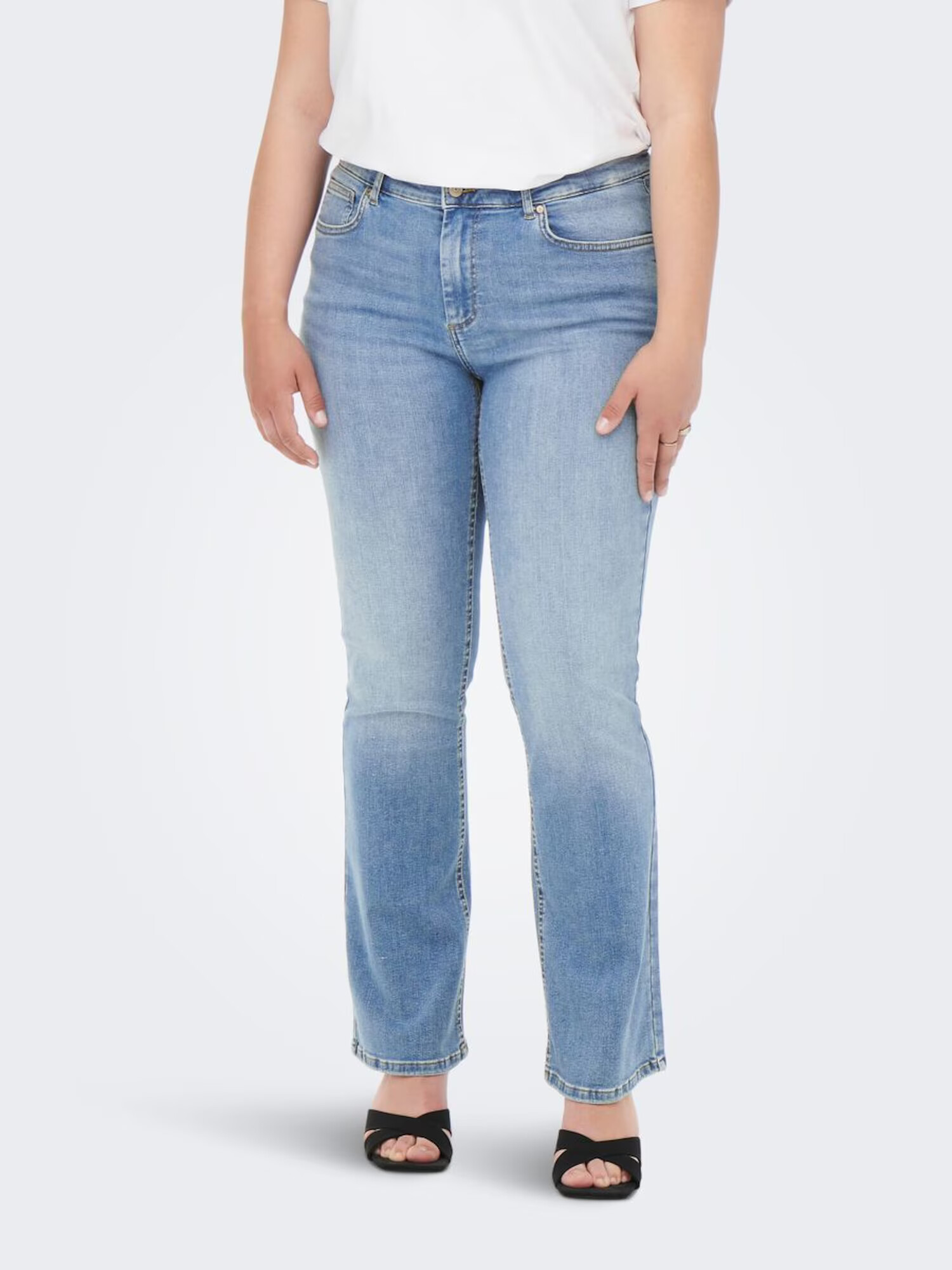 ONLY Carmakoma Jeans 'Willy' albastru denim - Pled.ro