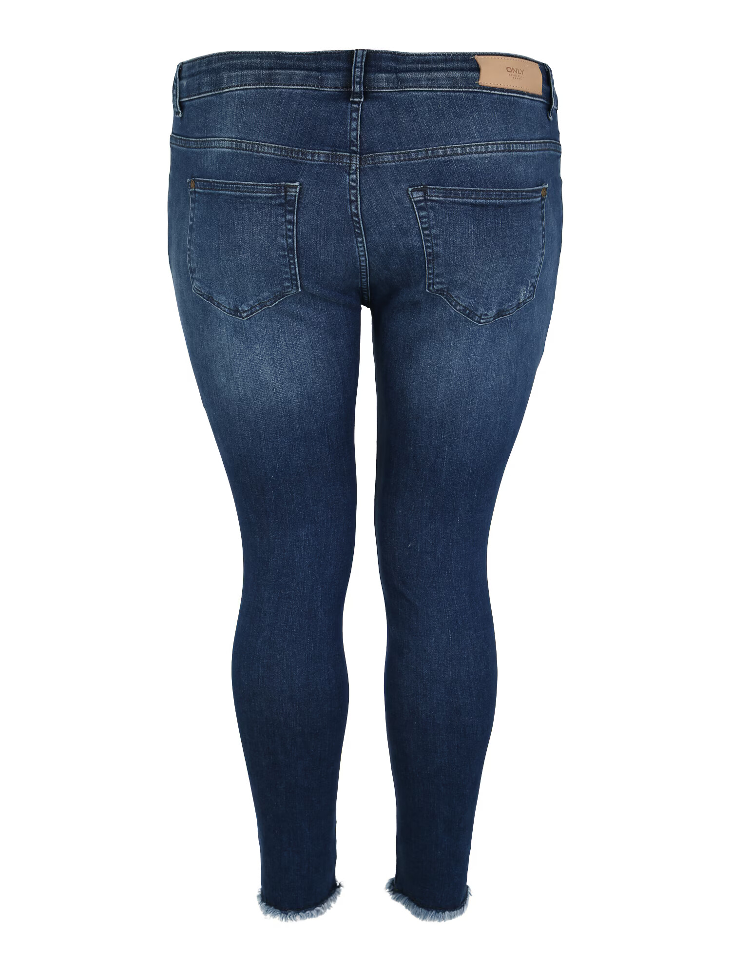 ONLY Carmakoma Jeans 'Willy' albastru denim / maro deschis - Pled.ro